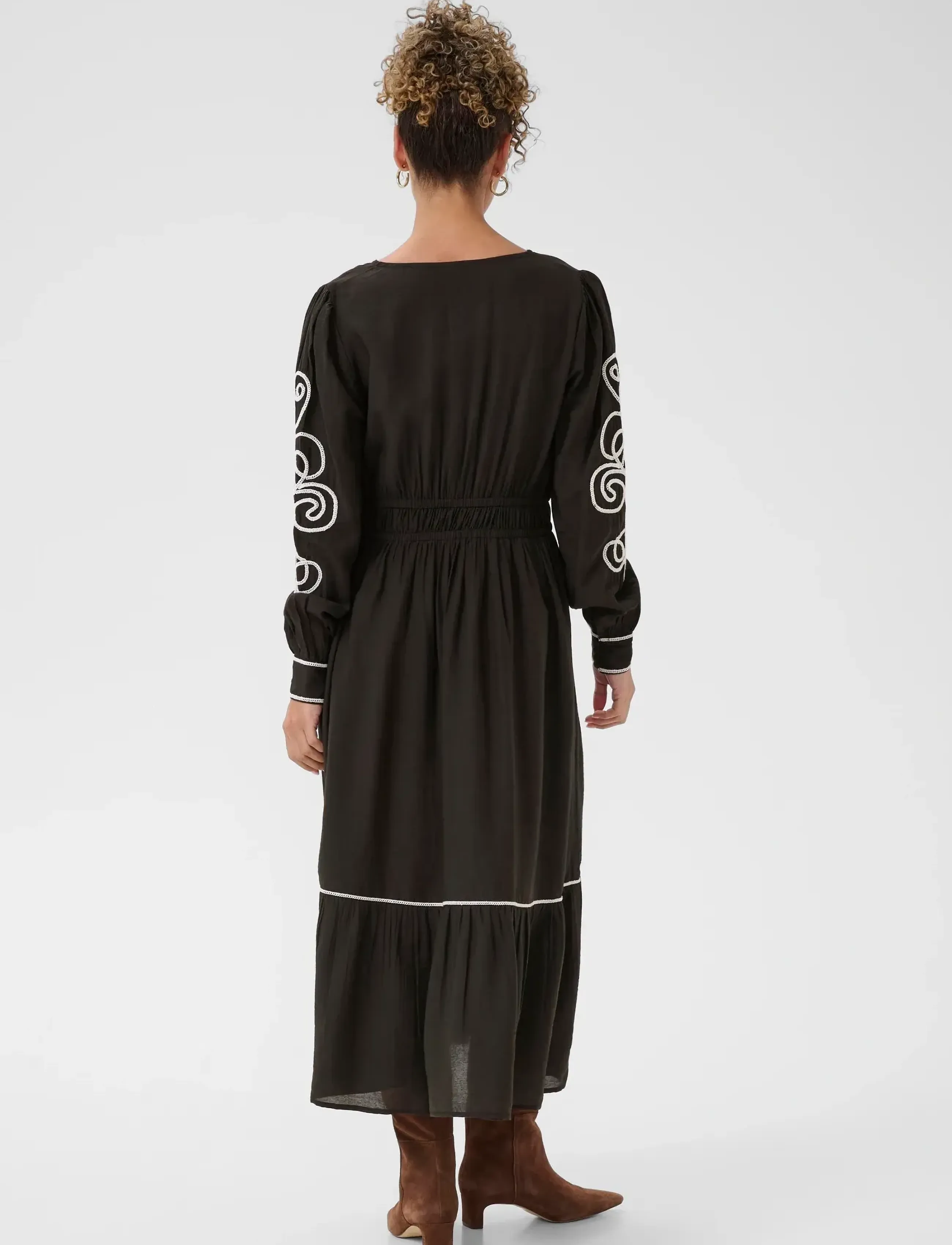 Cream - CRDanielle Dress - pitch black - 3