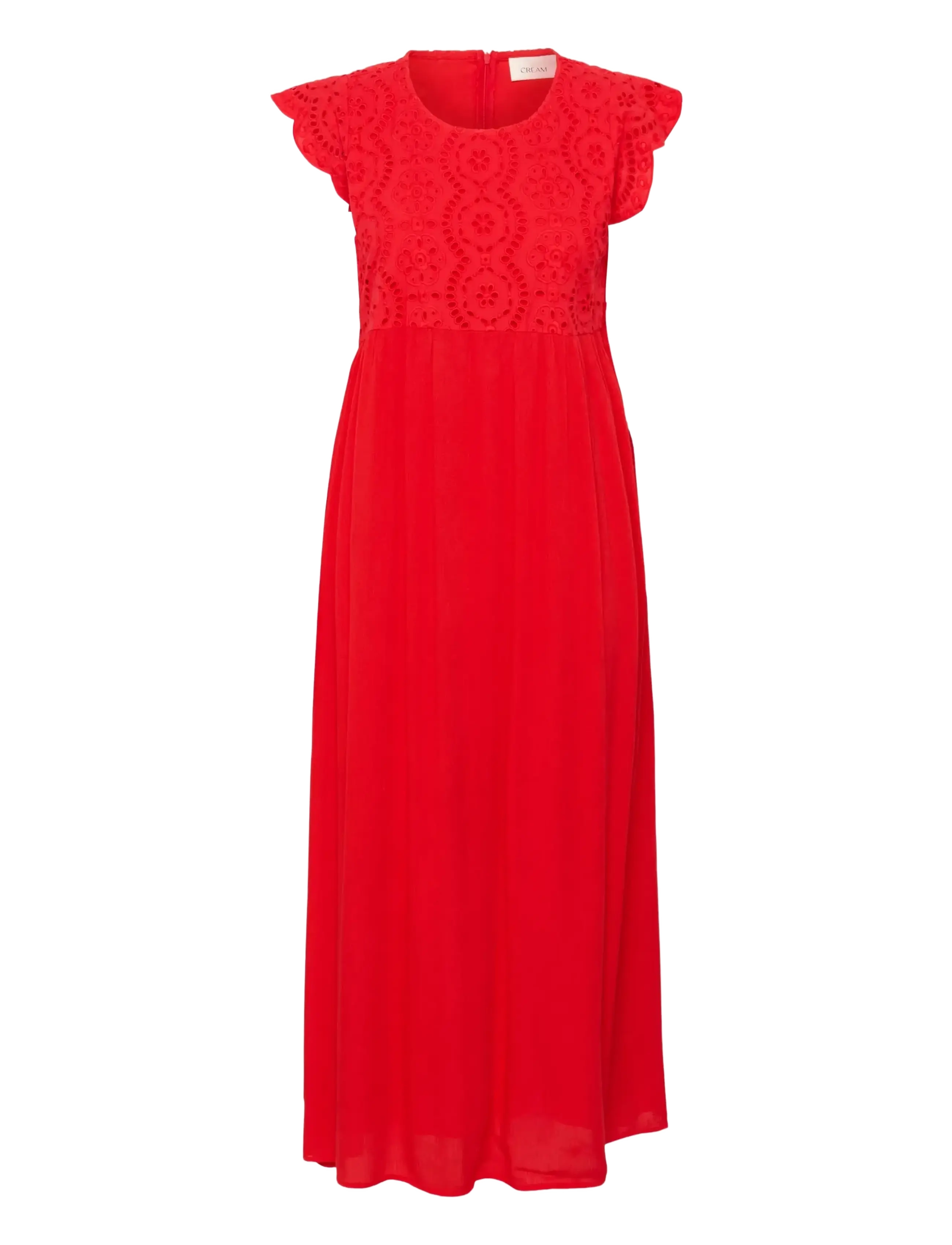 Cream CRZita Dress - Cream - HIGH RISK RED / red