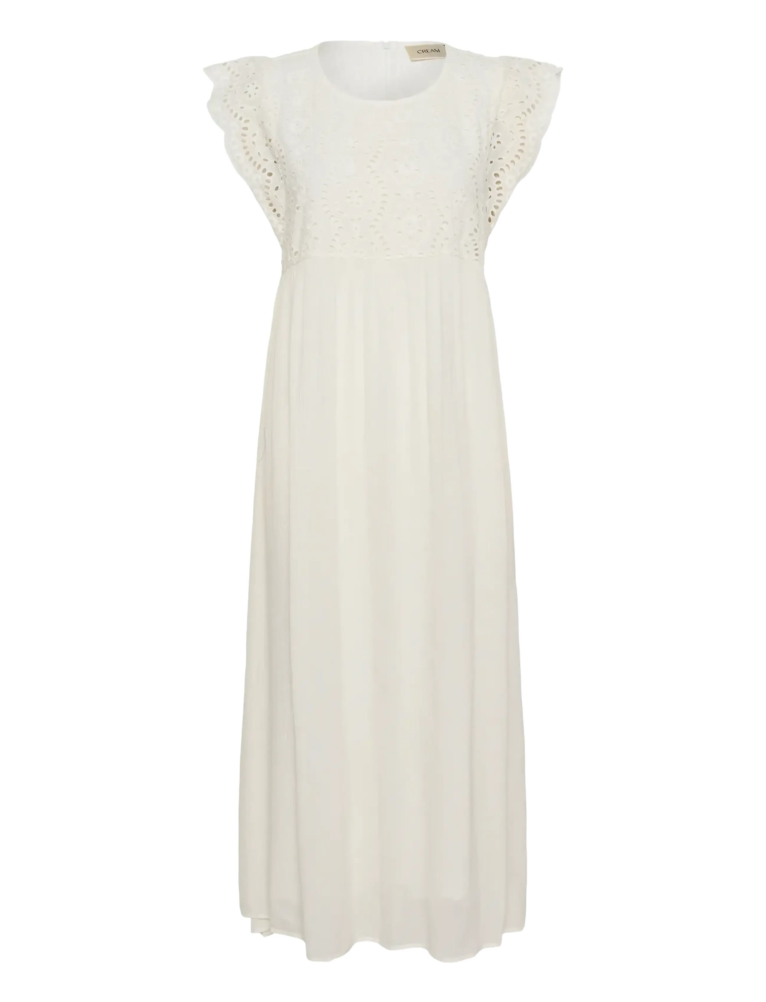 Cream CRZita Dress - Blondekjoler - SNOW WHITE / white