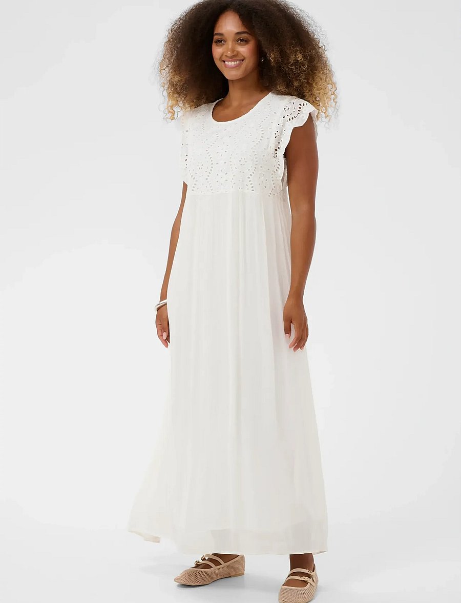 Cream - CRZita Dress - suvekleidid - snow white - 3