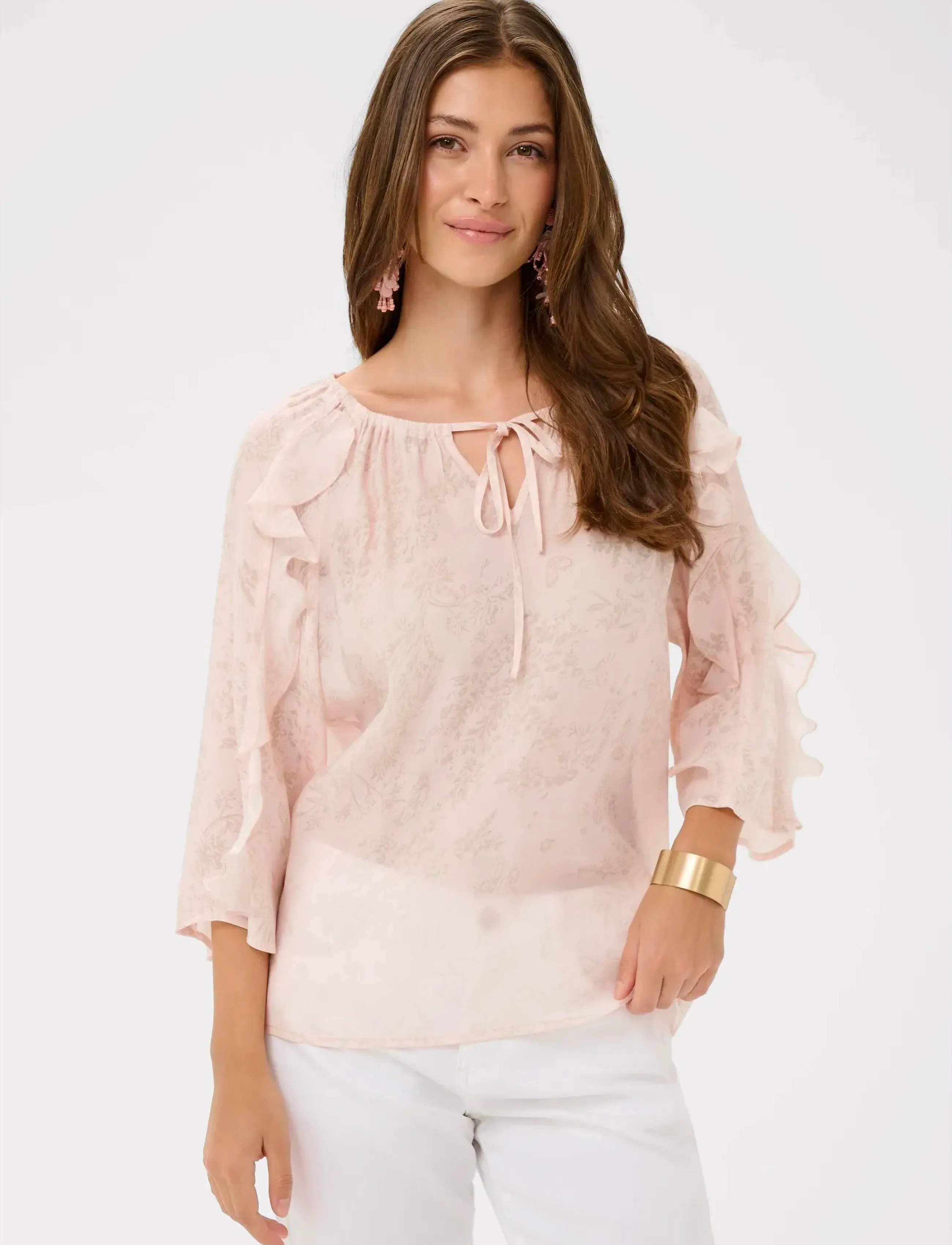 Cream Cramy Blouse, 46, Pink, Bluser > Langærmede, Dame