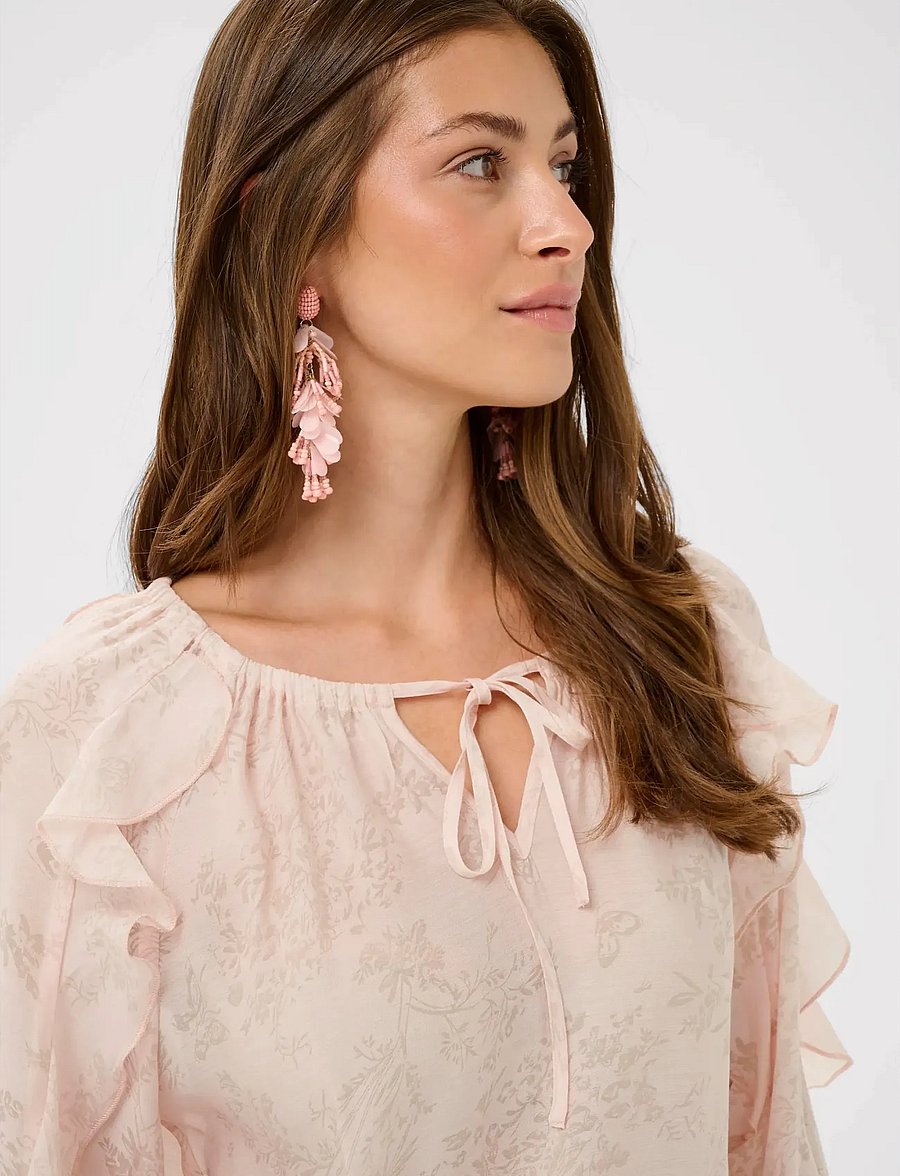 Cream - CRAmy Blouse - langärmelige blusen - peach blush - 5