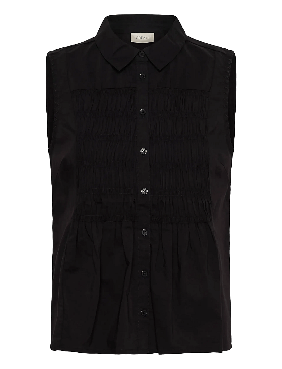 Cream - CRSilje Blouse - Ærmeløse bluser - pitch black - 1