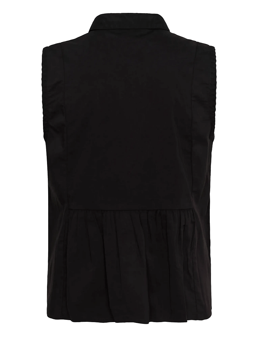 Cream - CRSilje Blouse - Ærmeløse bluser - pitch black - 2