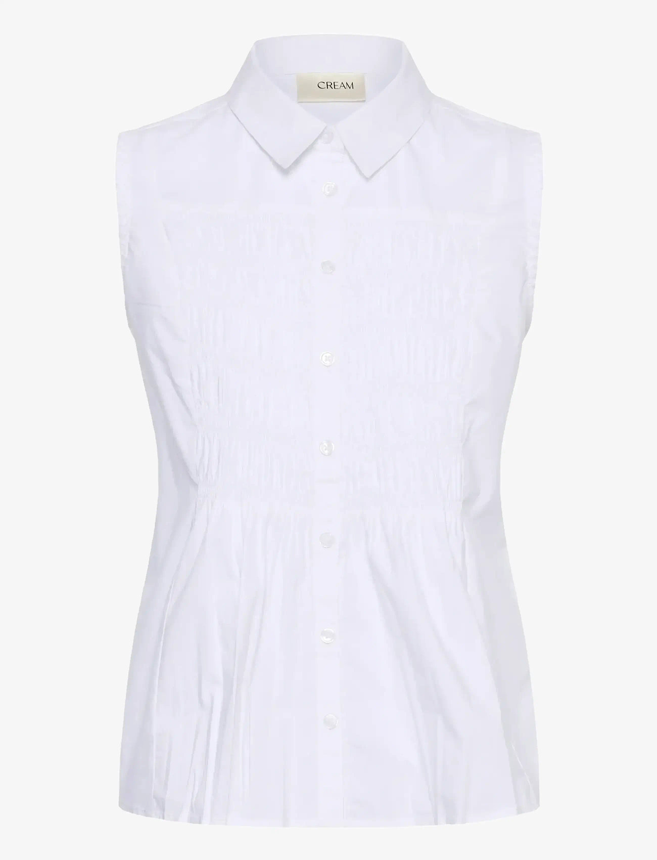 Cream - CRSilje Blouse - Ærmeløse bluser - snow white - 1