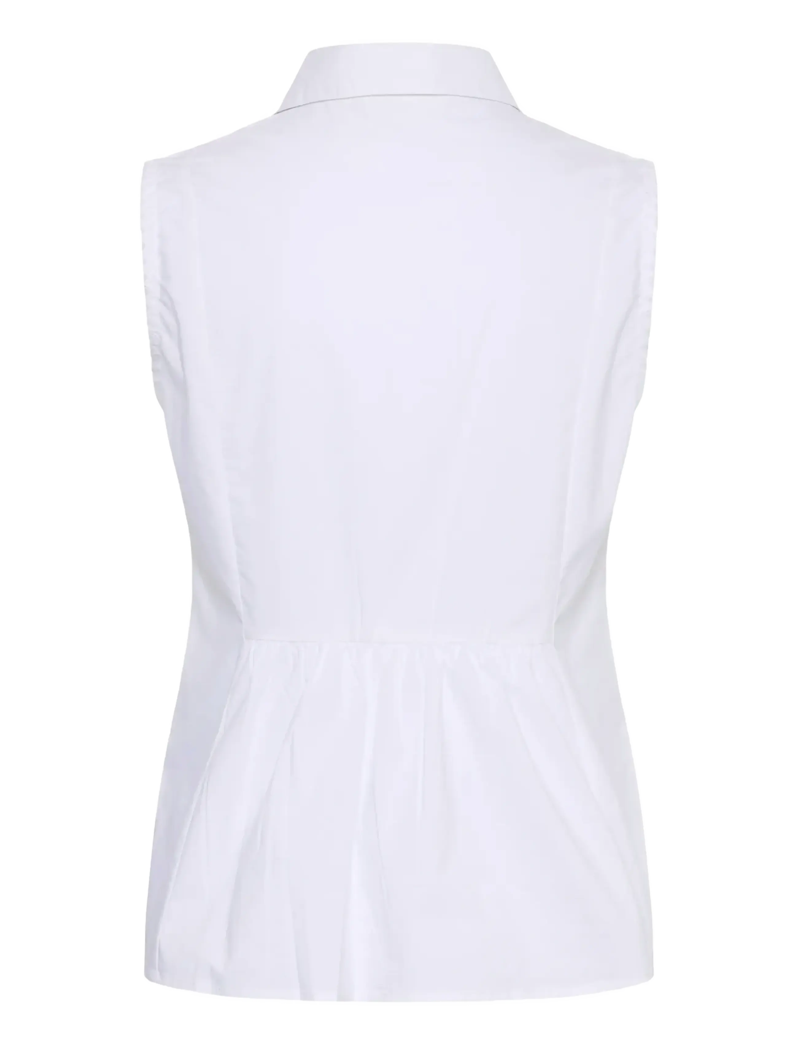 Cream - CRSilje Blouse - ermeløse bluser - snow white - 2