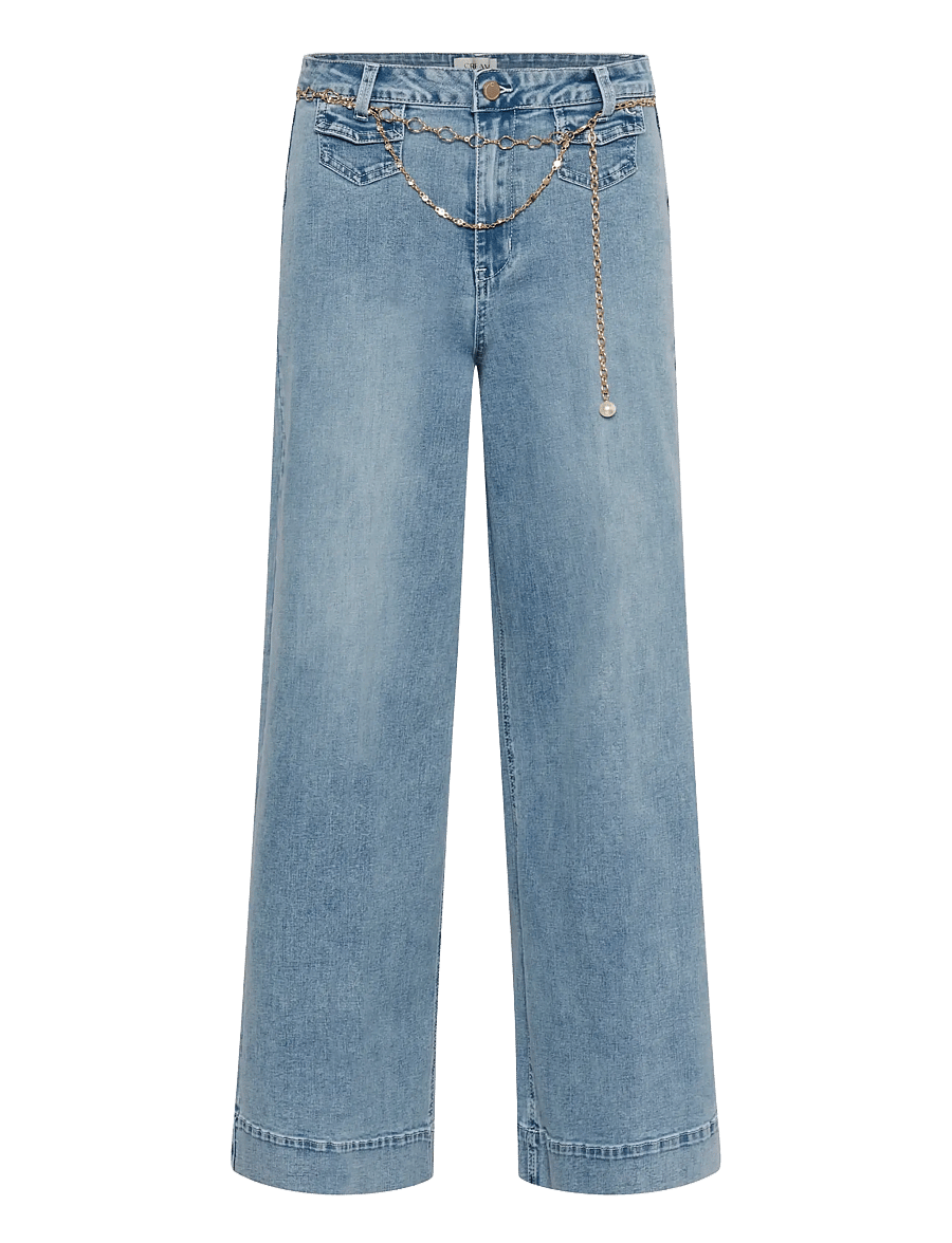 Cream - CRRita Jeans - Audrey Fit - hosen mit weitem bein - cambell medium blue denim - 1
