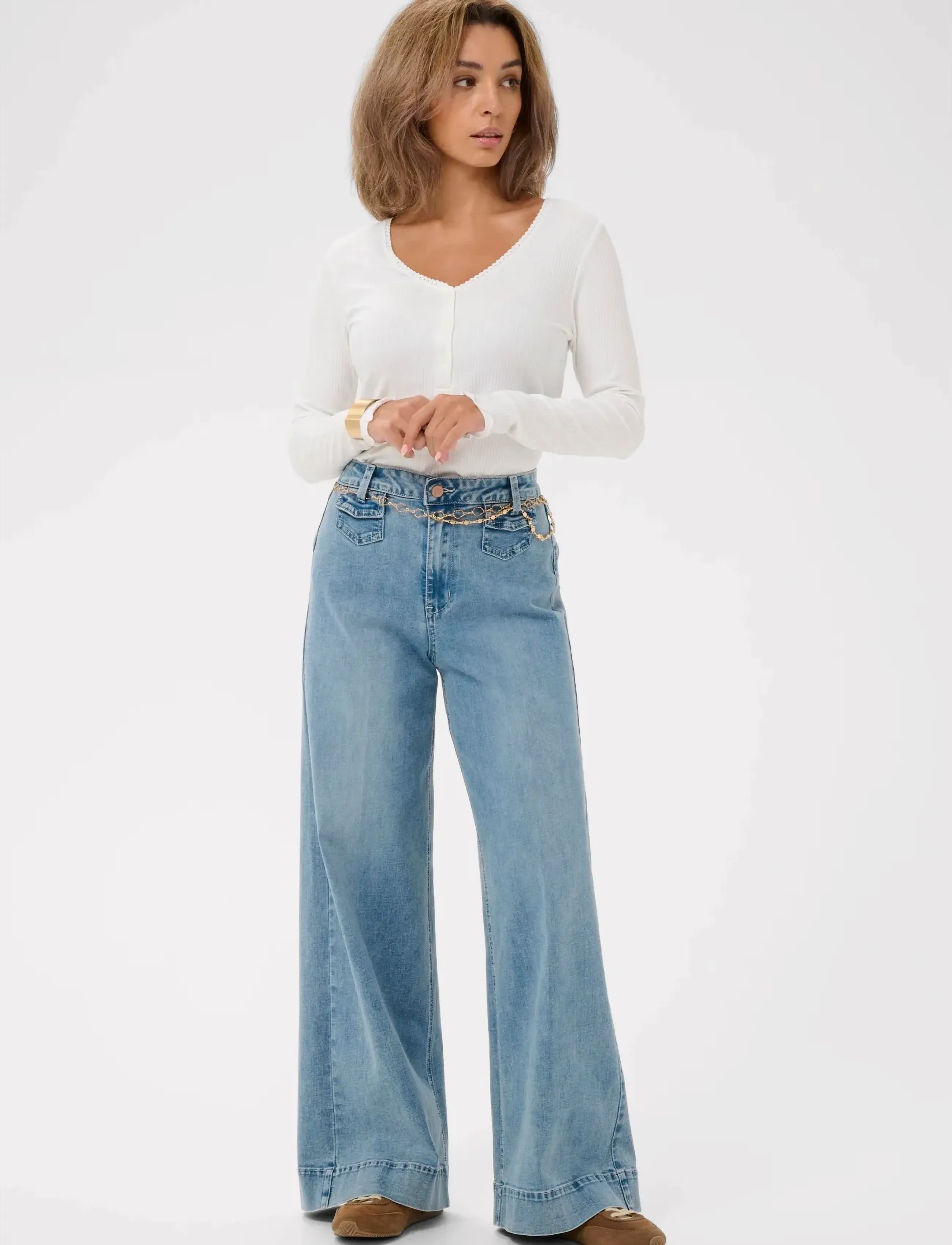Cream - CRRita Jeans - Audrey Fit - brede jeans - cambell medium blue denim - 3