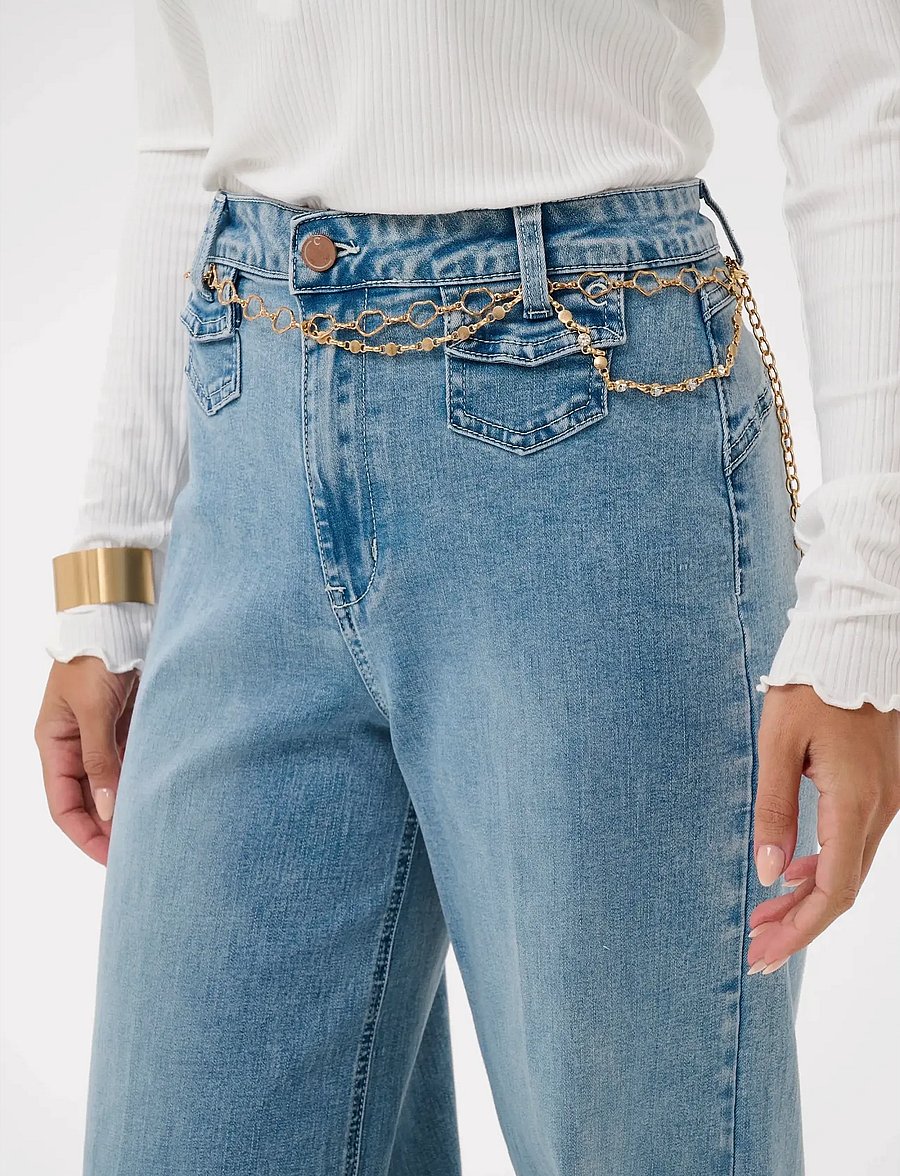 Cream - CRRita Jeans - Audrey Fit - hosen mit weitem bein - cambell medium blue denim - 5