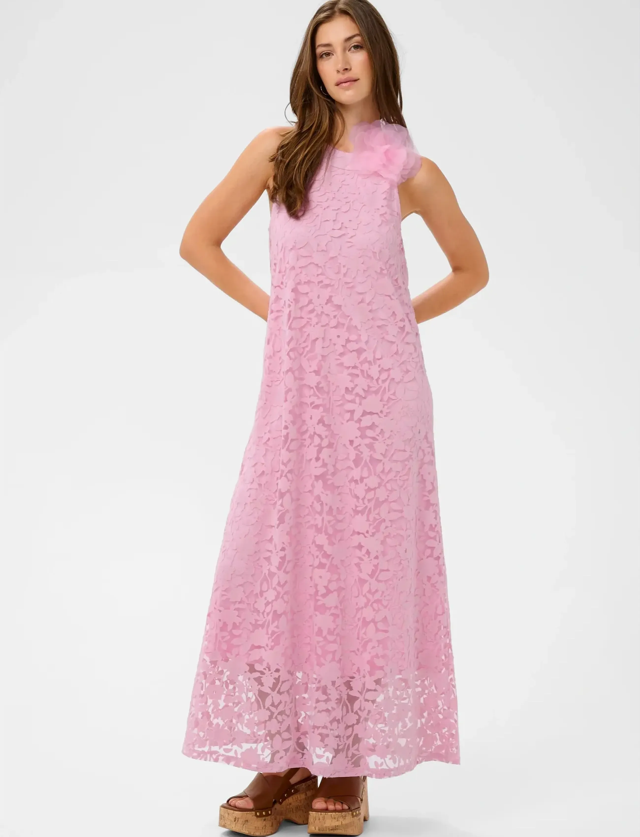 Cream CRJessica Dress - Party Dresses - PINK NECTAR / pink/rose