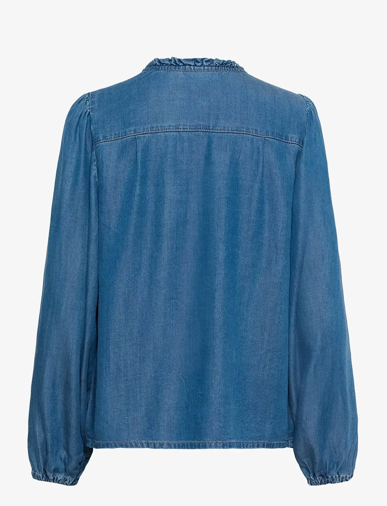 Cream - CRMolly Blouse - pikkade varrukatega pluusid - jaspar blue denim - 2