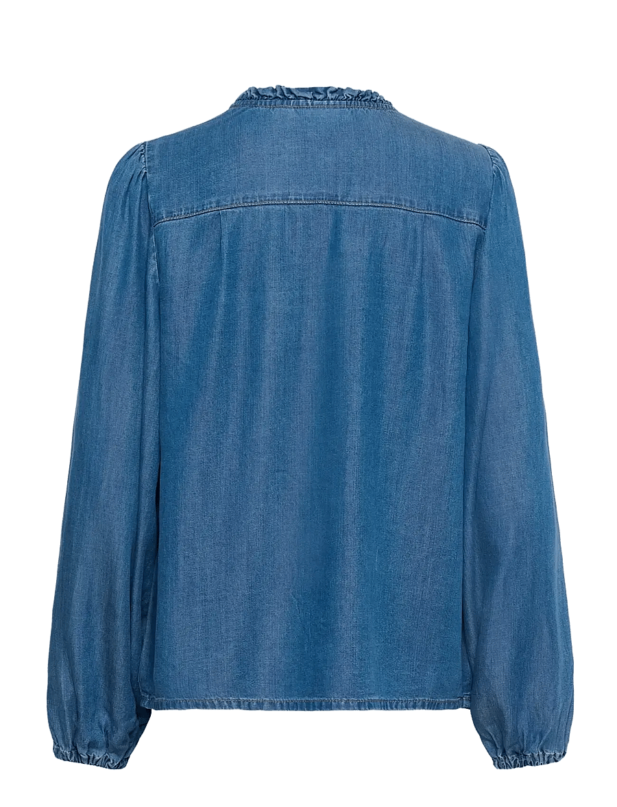 Cream - CRMolly Blouse - langærmede bluser - jaspar blue denim - 2