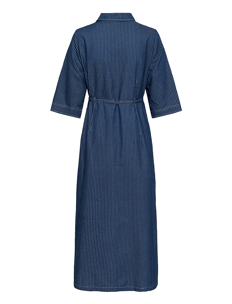 Cream - CRAgate Denim Dress - hemdkleider - rossland pinstriped denim - 2