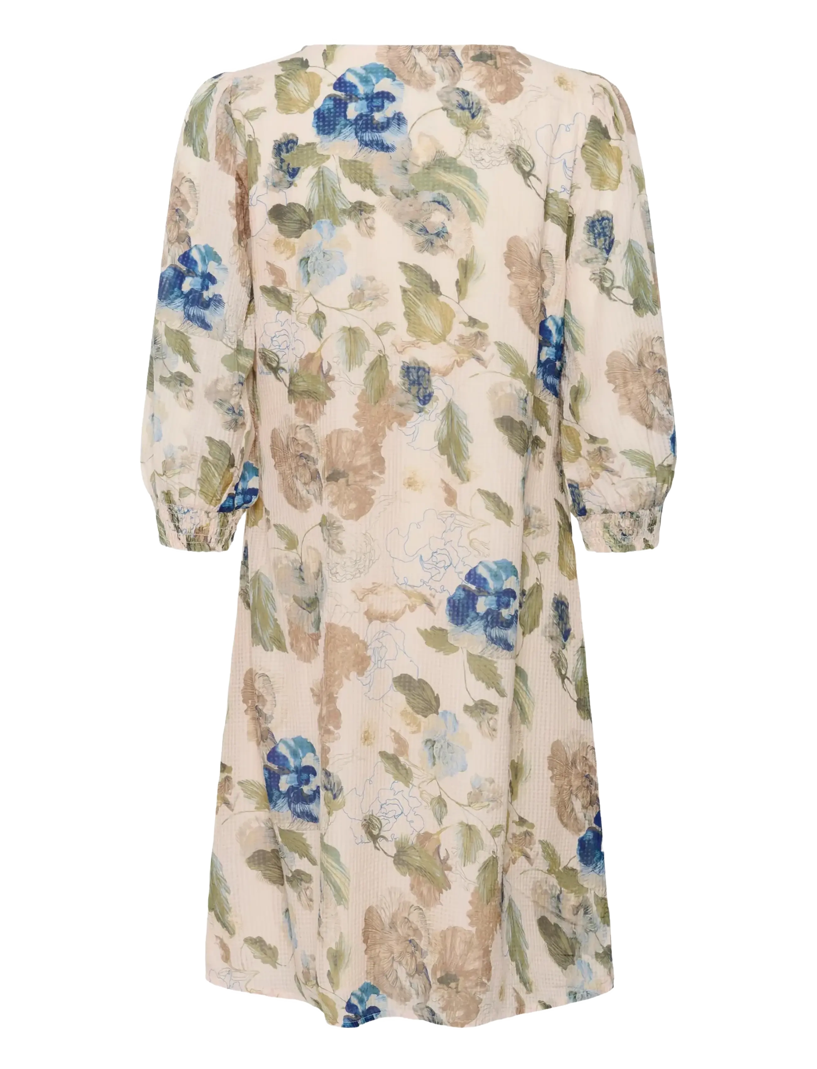 Cream - CRLucia Short Dress - sommarklänningar - hailey print with blue - 2