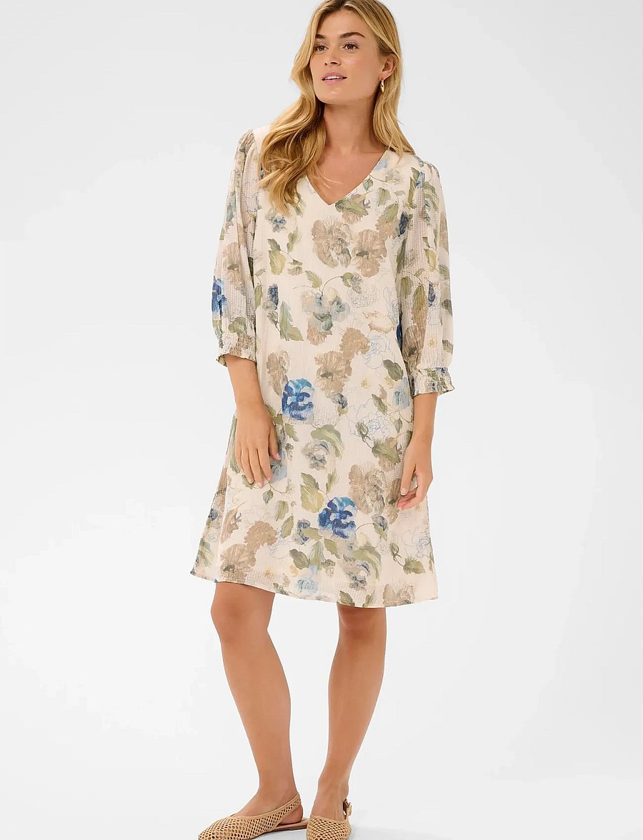Cream - CRLucia Short Dress - sommerkleider - hailey print with blue - 3
