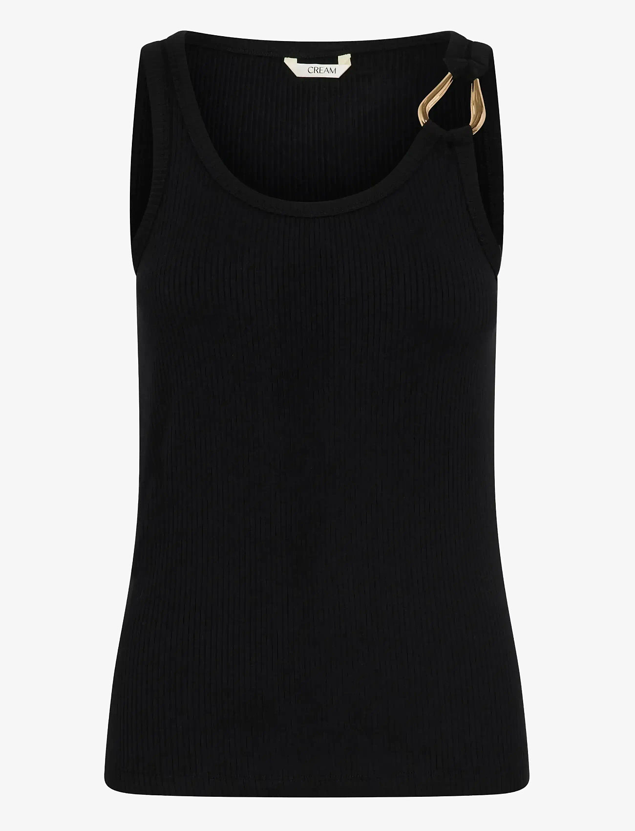 Cream - CRRibba Deco Top - Ärmellose tops - pitch black - 1