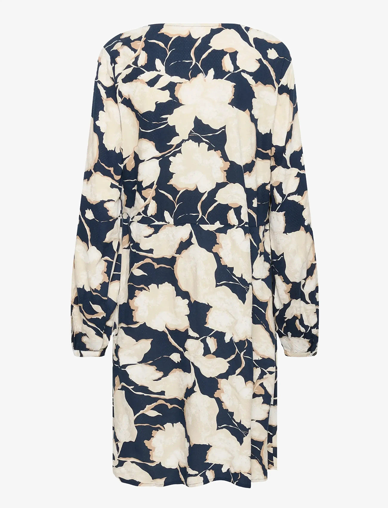 Cream - CRLucca Dress - navy flower print - 1