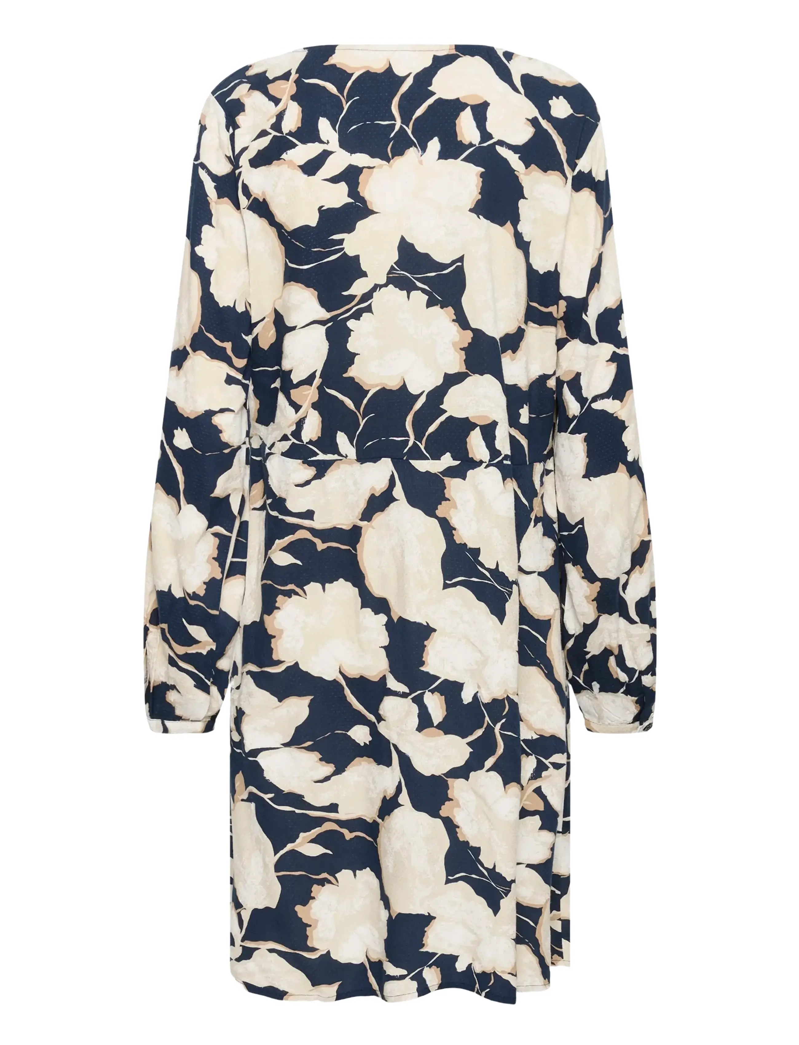 Cream - CRLucca Dress - wrap dresses - navy flower print - 1