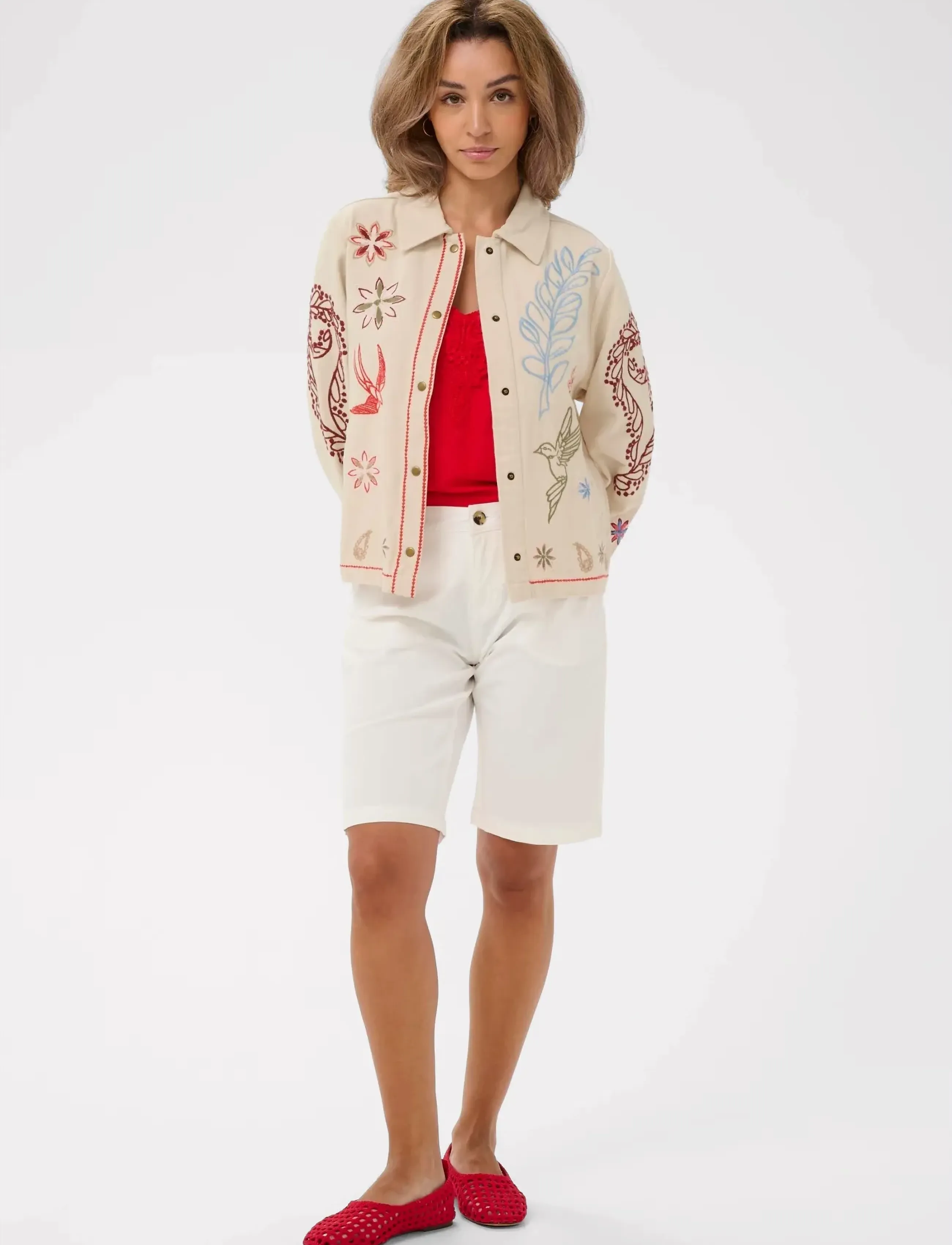 Cream CRRosetta Jacket - Kolleksjoner - PERFECTLY PALE / cream