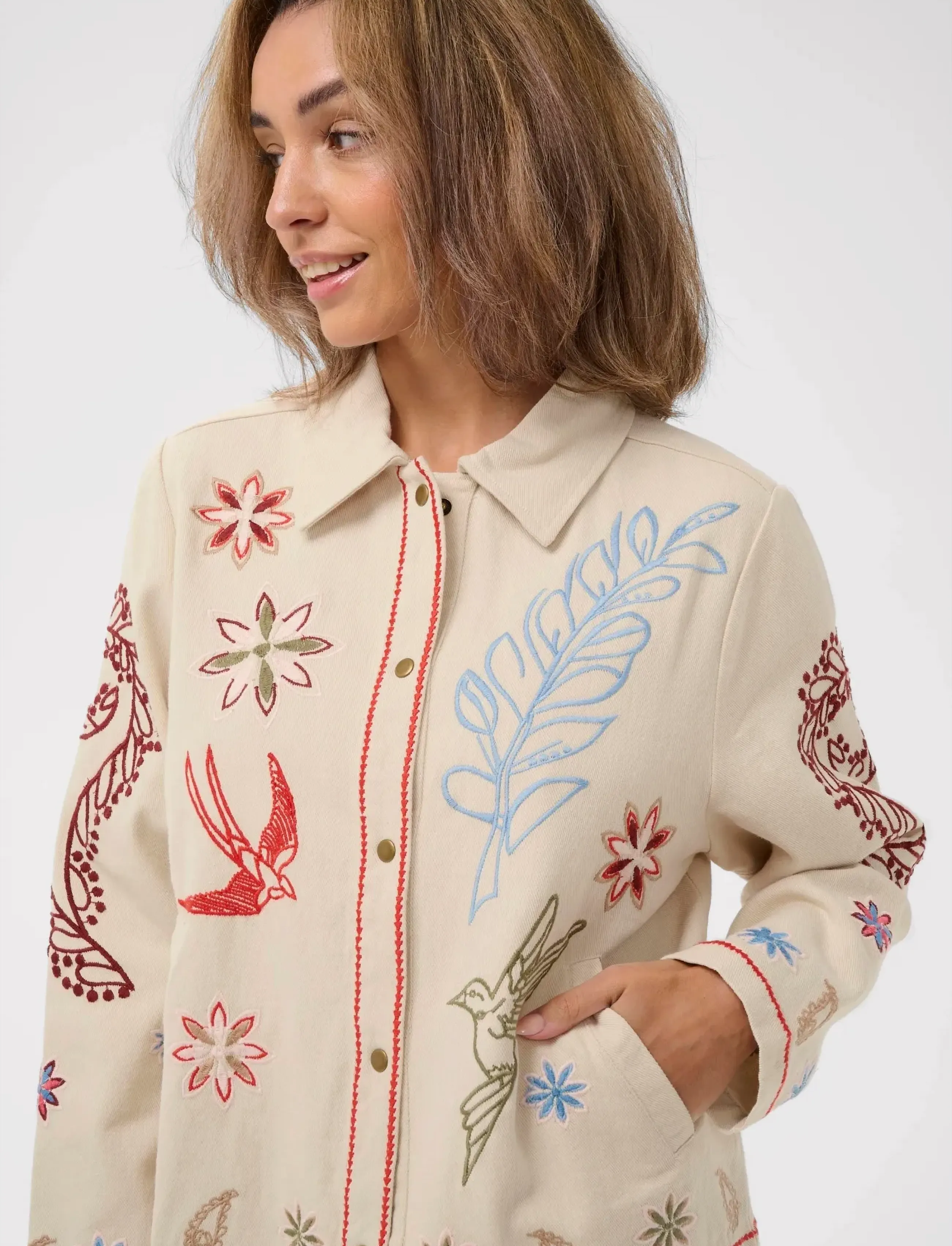 Cream - CRRosetta Jacket - vårjakker - perfectly pale - 4