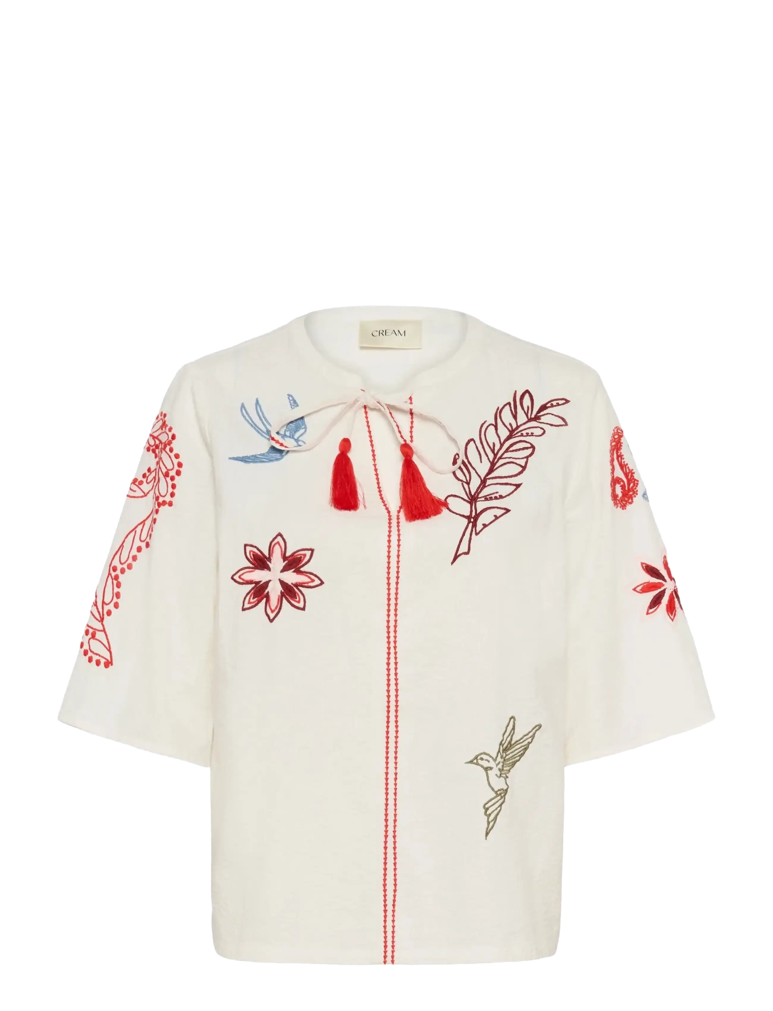 Cream CRRosetta Blouse - Plus Size & Curvy - WHISPER WHITE / cream