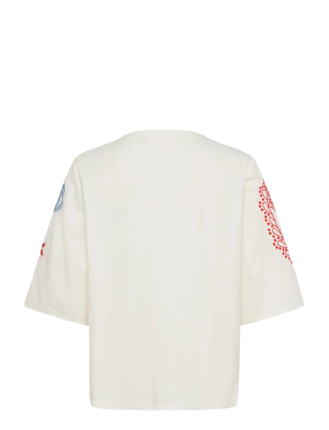 Cream - CRRosetta Blouse - kortärmade blusar - whisper white - 2