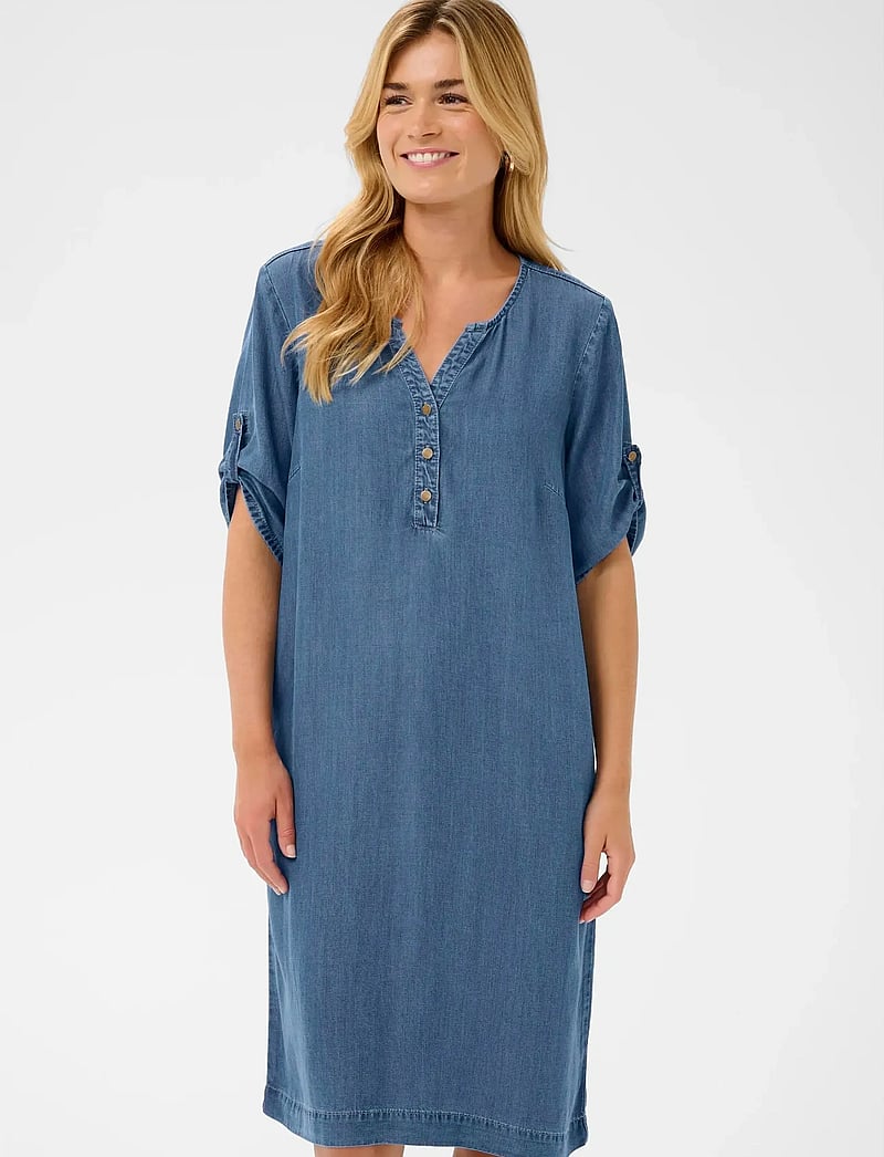 Cream - CRMolly Dress - jeanskleider - jaspar blue denim - 0