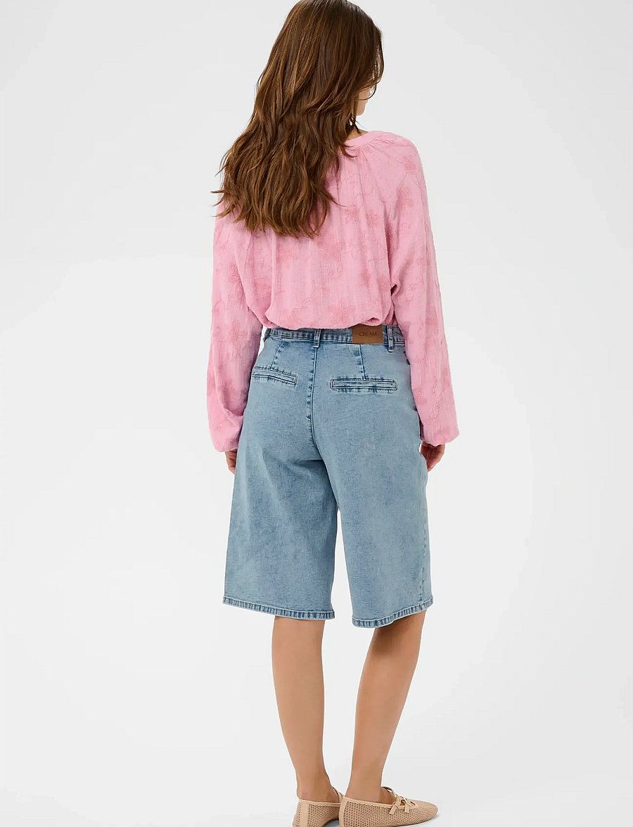 Cream - CRVisti Bermuda Shorts - jeansshorts - duncan medium blue denim - 4