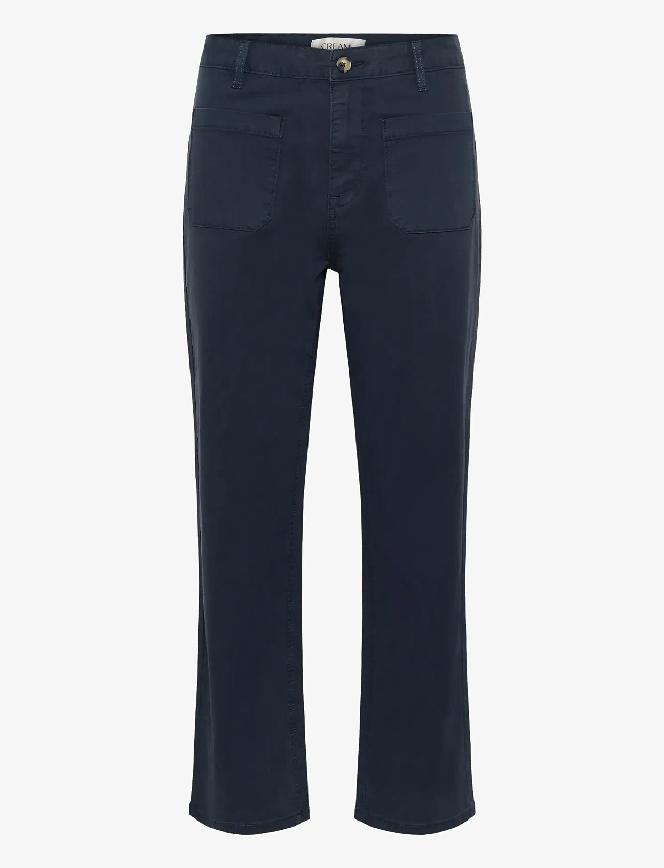 Cream - CRBerta 7/8 Twill - Audrey Fit - straight leg hosen - navy blazer - 1