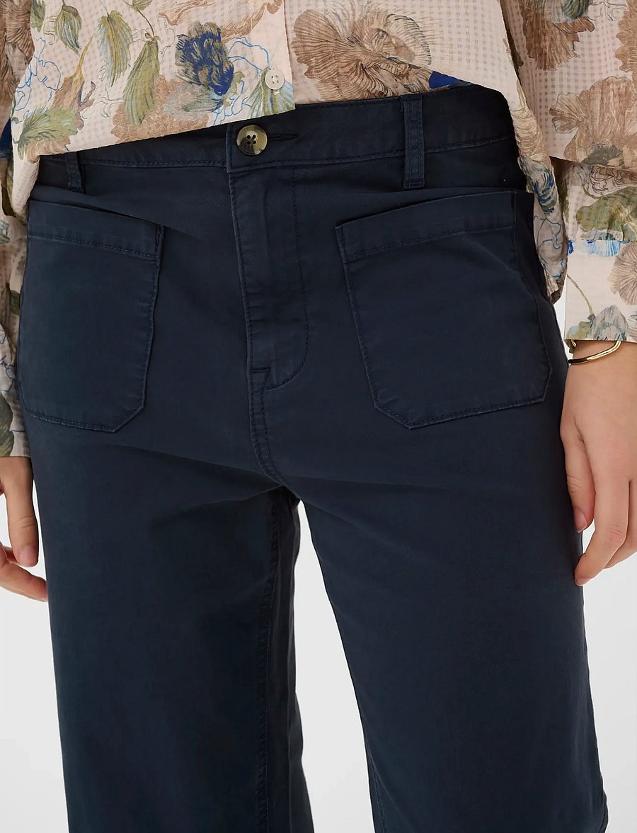 Cream - CRBerta 7/8 Twill - Audrey Fit - bukser med lige ben - navy blazer - 5