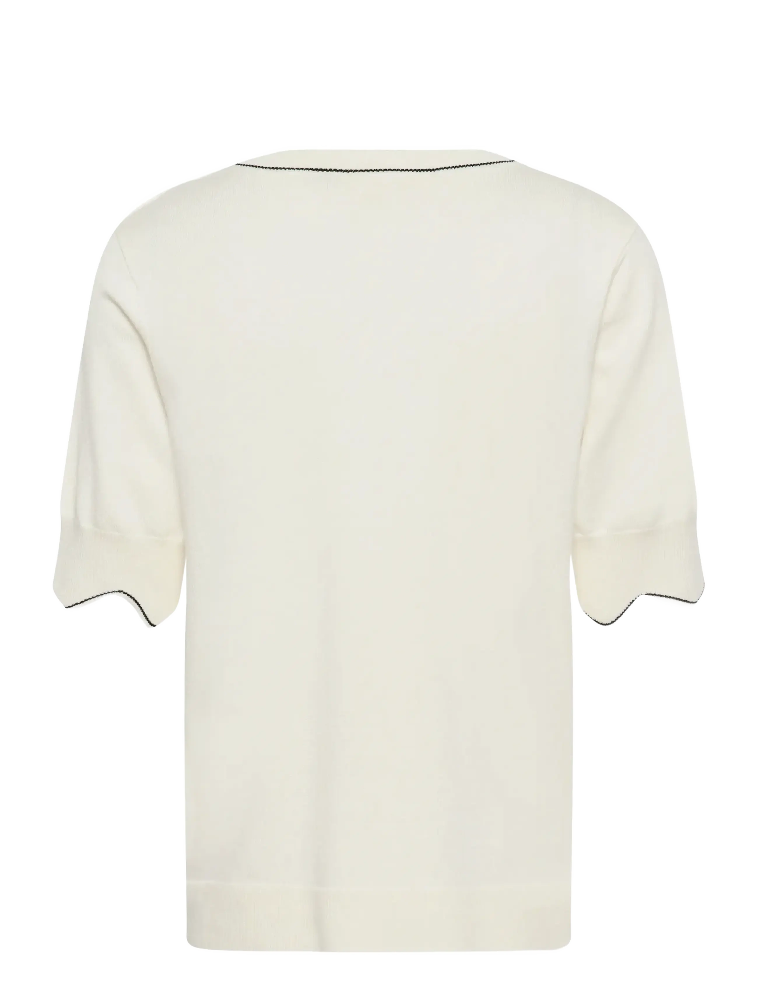 Cream - CRVillea Knit Blouse - whisper white - 2