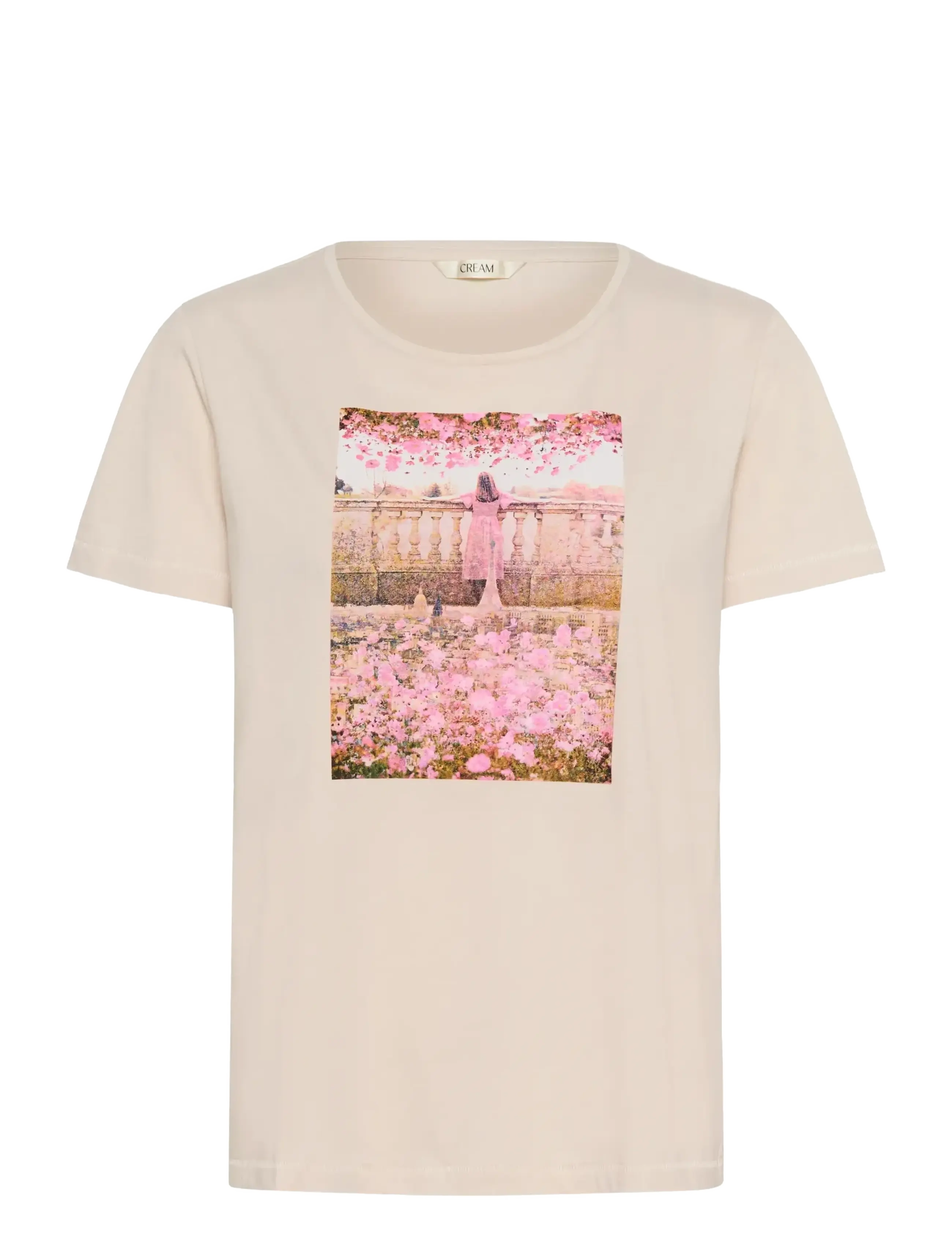 Cream CRJoliy T-Shirt - Cream - PINK NECTAR PARIS / cream