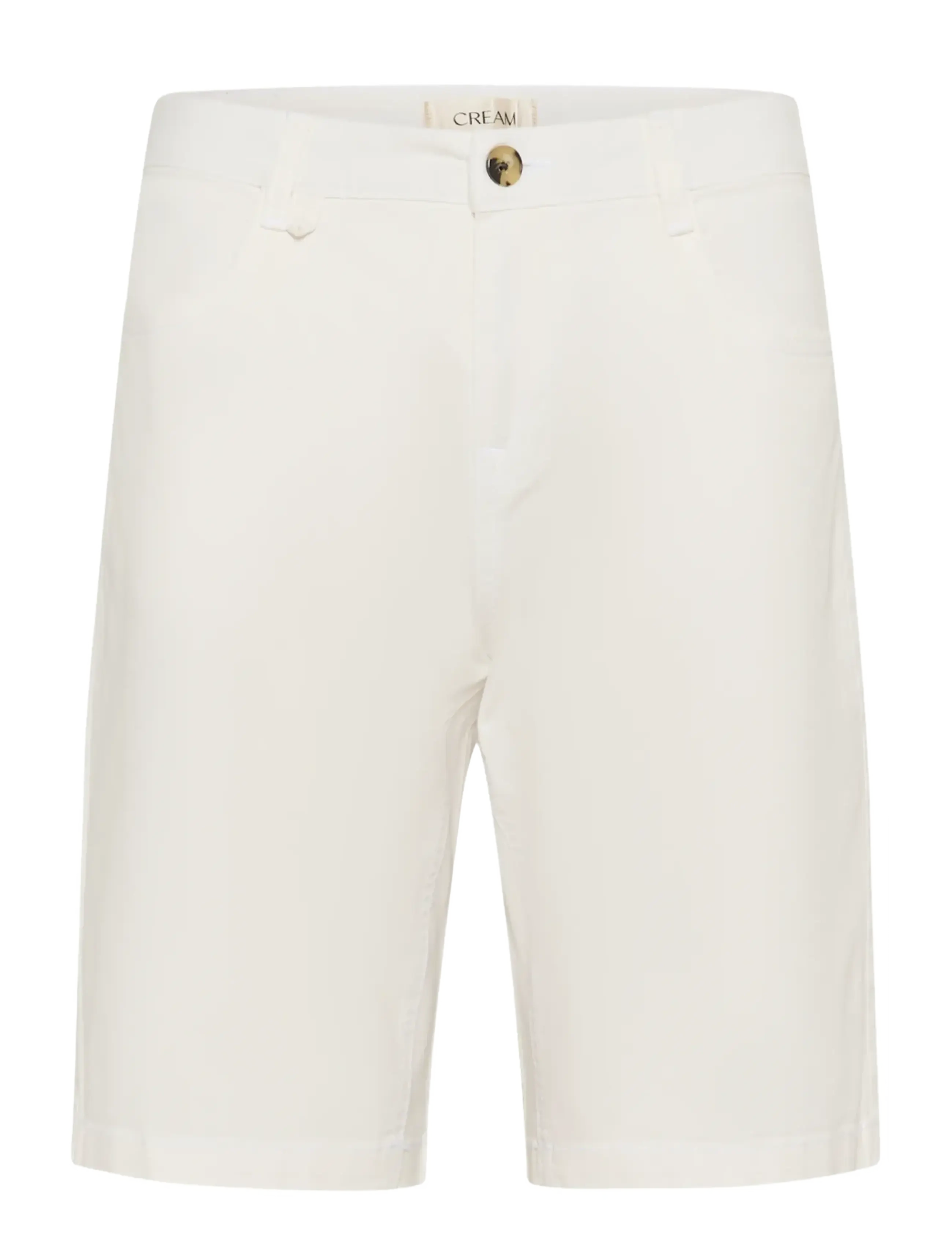 Cream CRBerta Twill Shorts - Coco Fit - Cream - SNOW WHITE / white