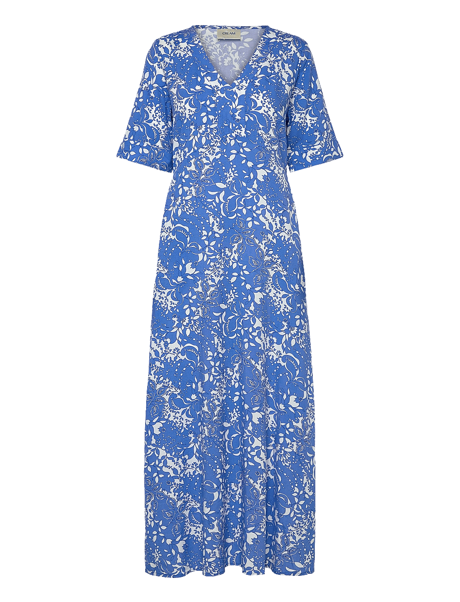 Cream - CRTiah Dress - sommarklänningar - blue toile - 1