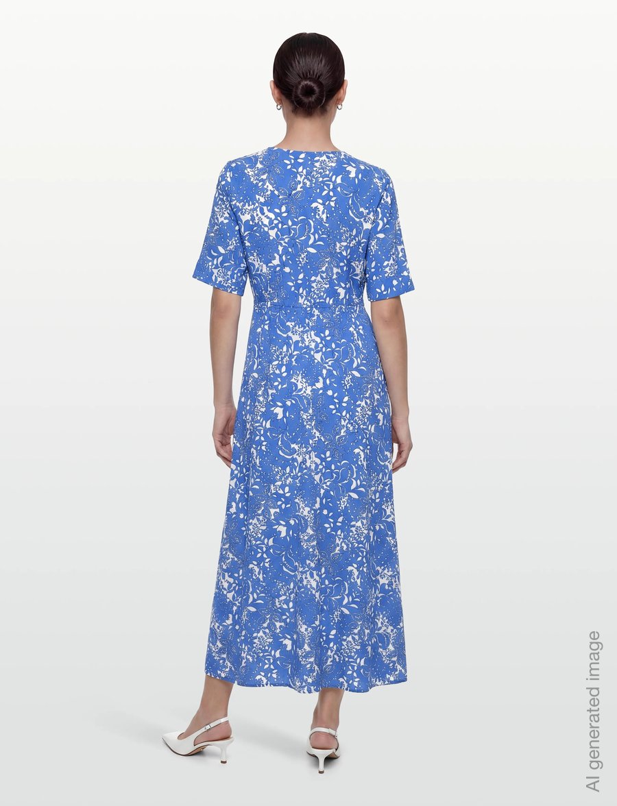 Cream - CRTiah Dress - sommarklänningar - blue toile - 4