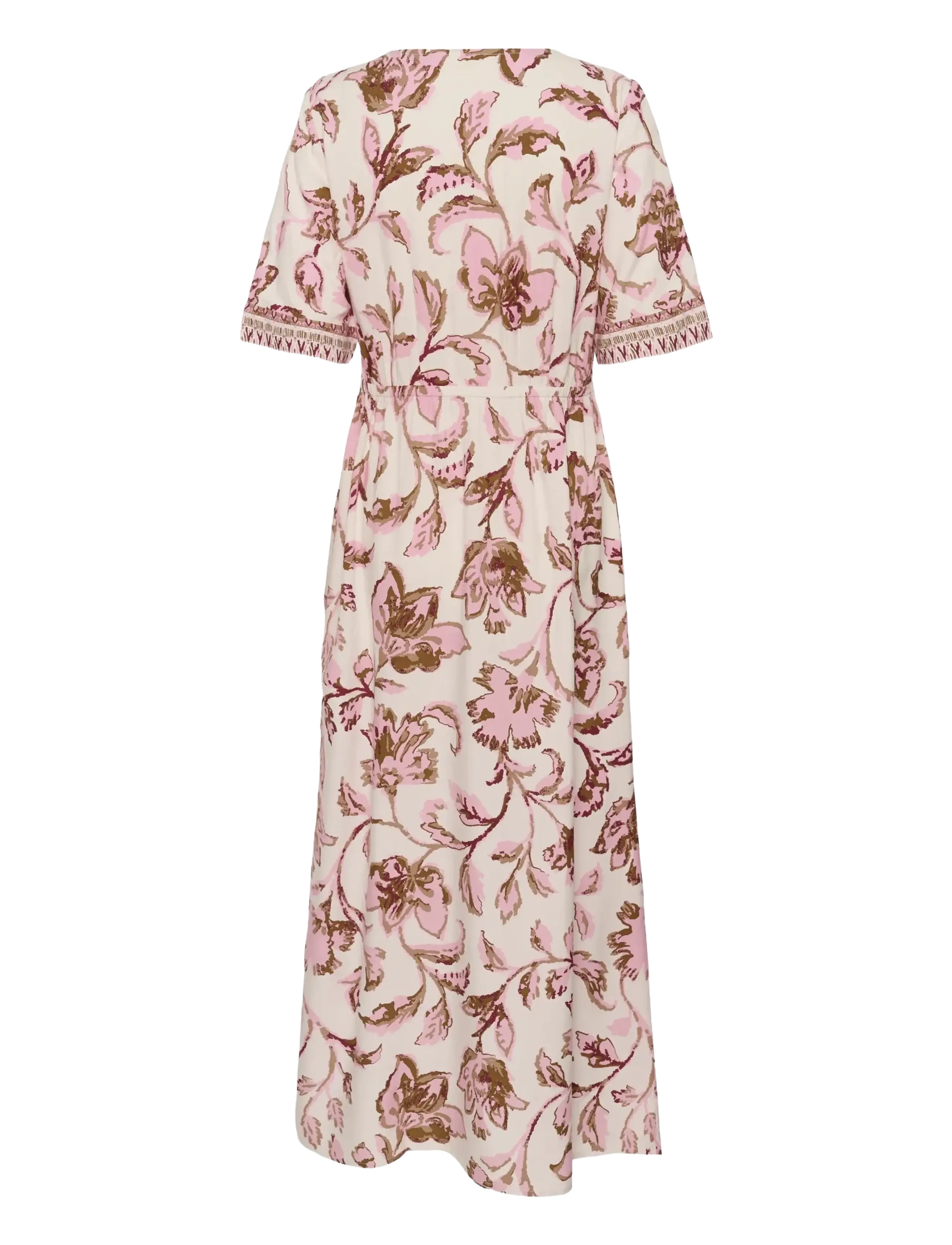 Cream - CRTiah Dress - sommerkjoler - pink flower - 2