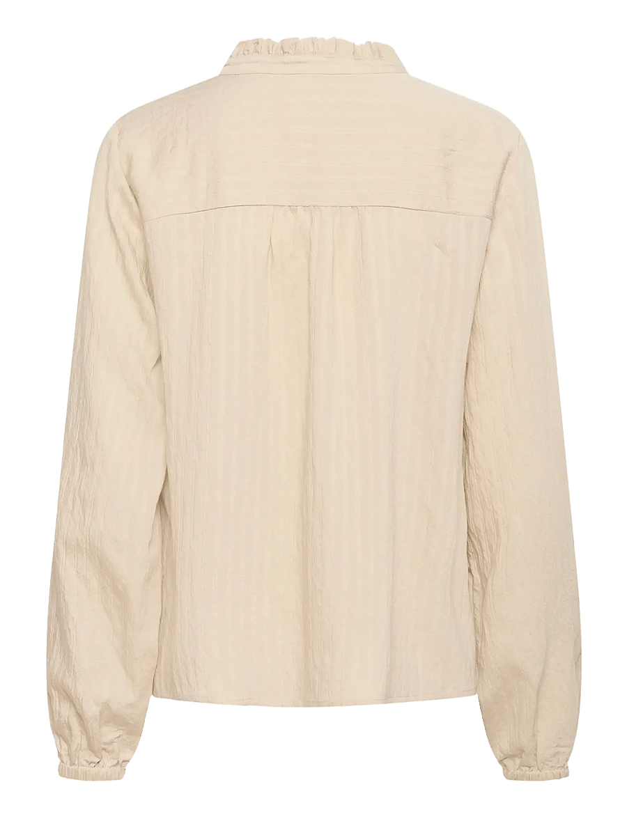 Cream - CRBirthe Blouse - long sleeved blouses - oatmeal - 1