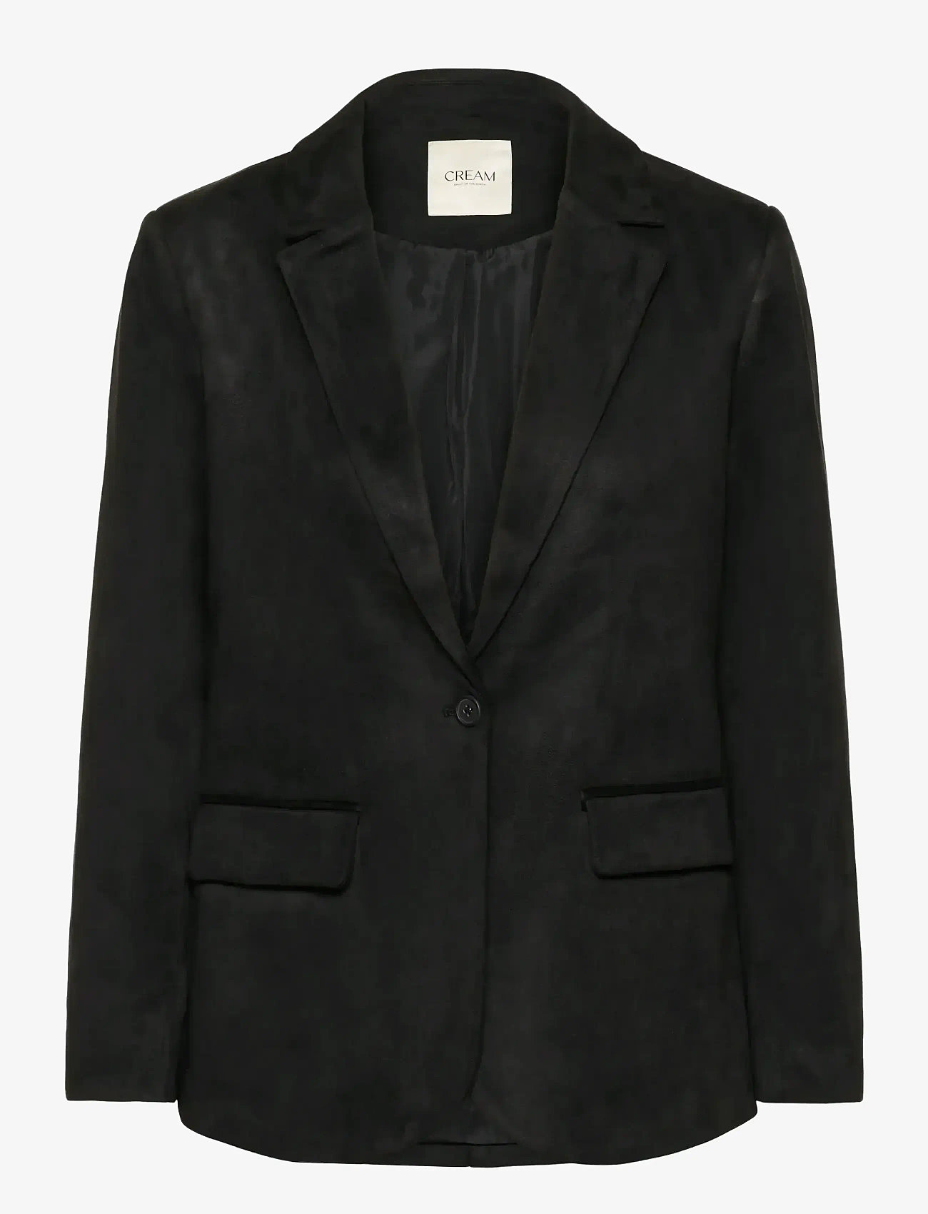 Cream - CRCanna Blazer - enkeltradede blazere - pitch black - 0