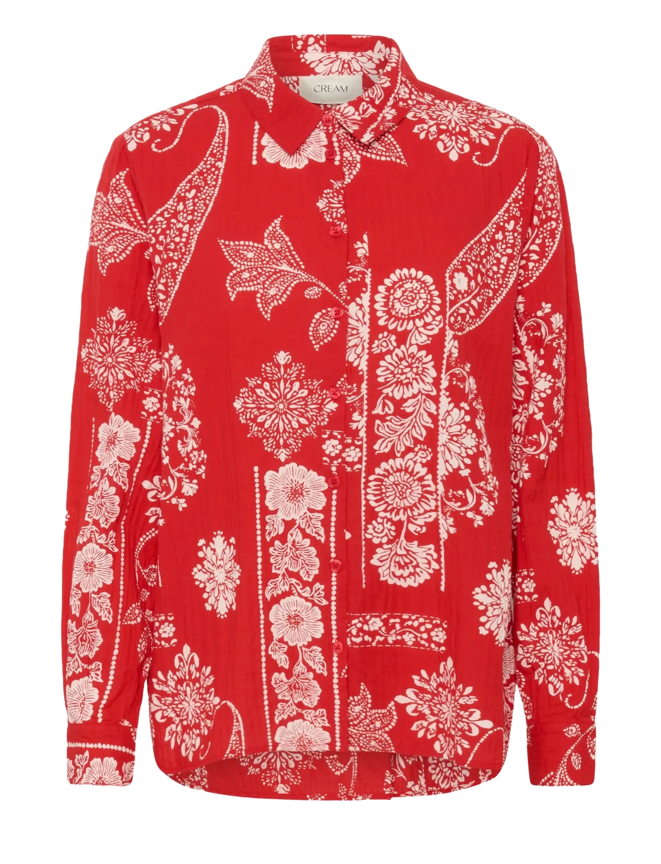 Cream CRGianna Blouse - Tøj - RED ETHNIC PRINT / red