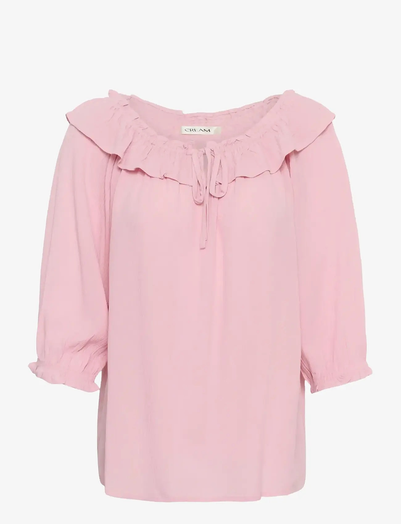 Cream - CRBonita Blouse - long sleeved blouses - pink nectar - 1