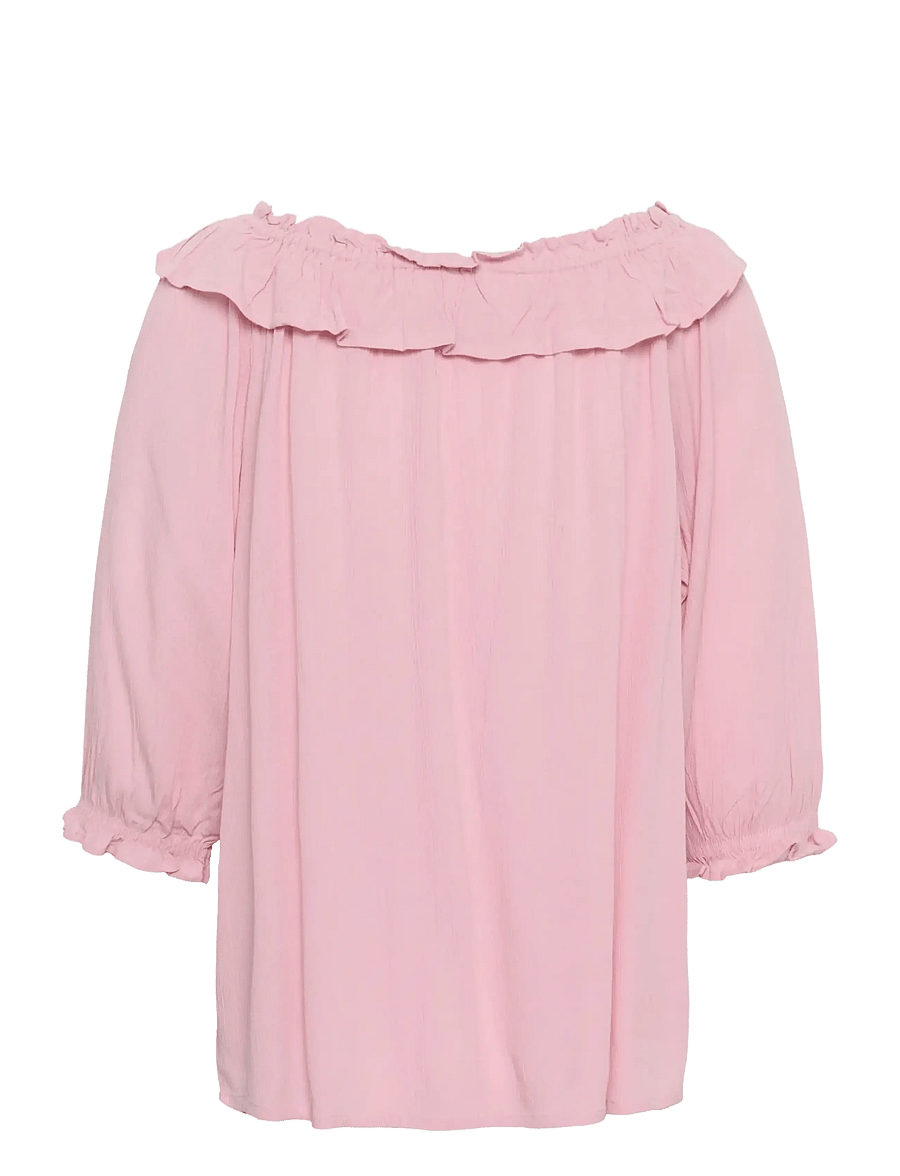 Cream - CRBonita Blouse - langärmelige blusen - pink nectar - 2