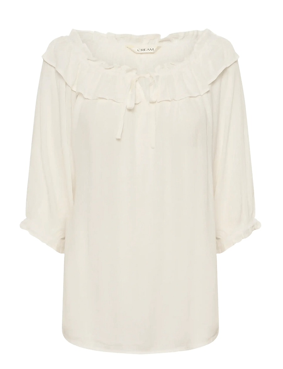 Cream - CRBonita Blouse - langærmede bluser - whisper white - 1