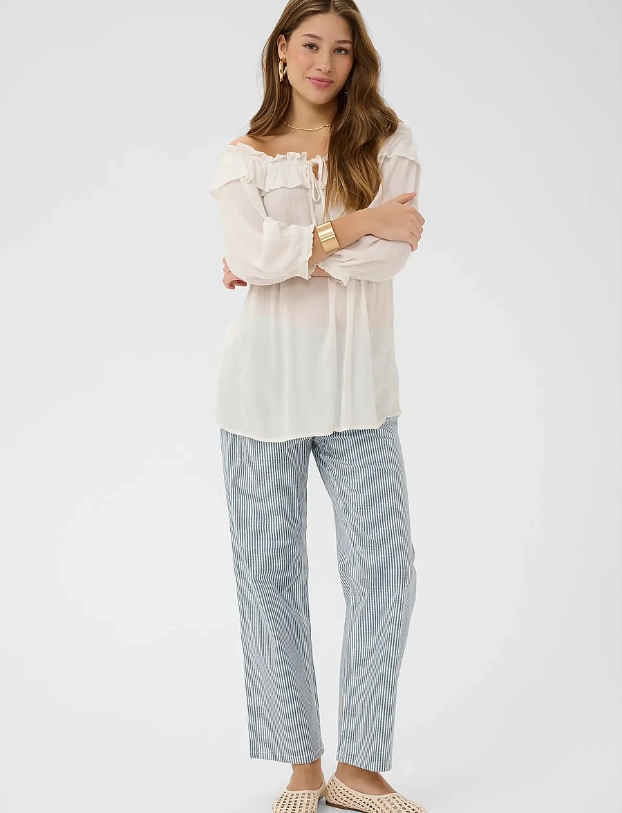 Cream - CRBonita Blouse - langærmede bluser - whisper white - 3