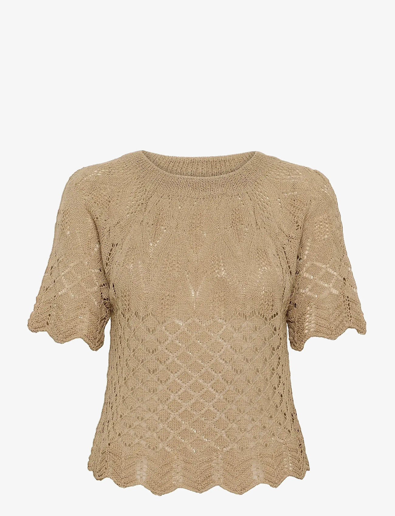 Cream - CRSevija Short Blouse - lühikeste varrukatega pluusid - light amphora - 1