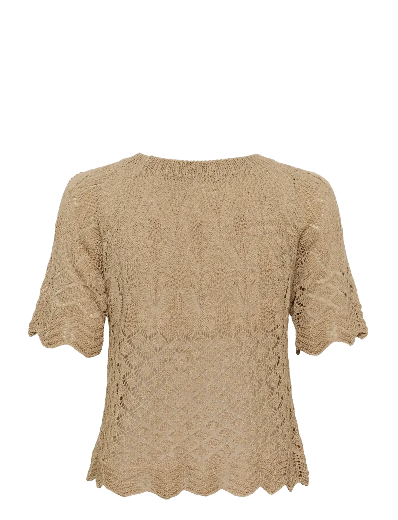 Cream - CRSevija Short Blouse - kortärmade blusar - light amphora - 2