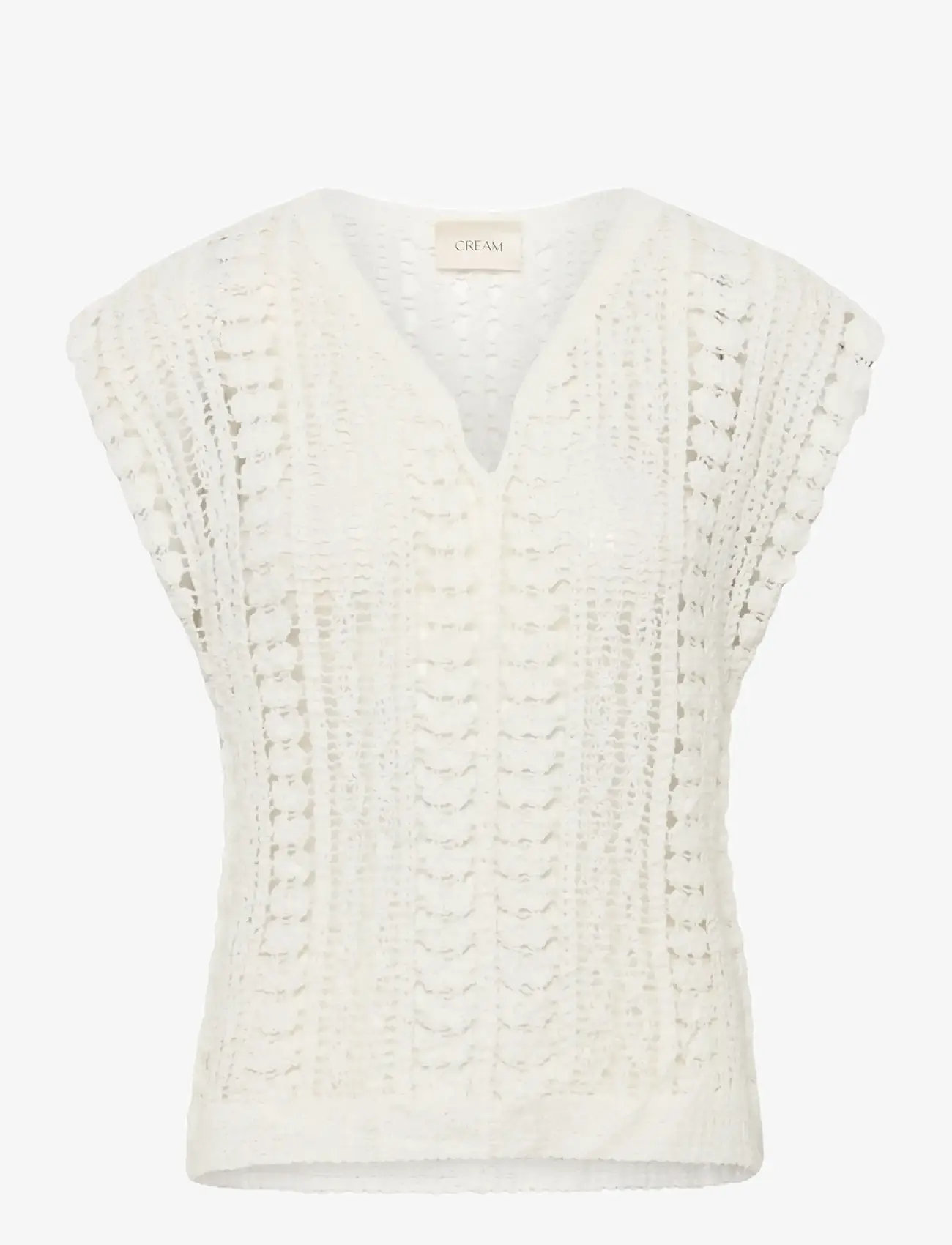 Cream - CRTilda Slipover - Ärmlösa blusar - snow white - 1