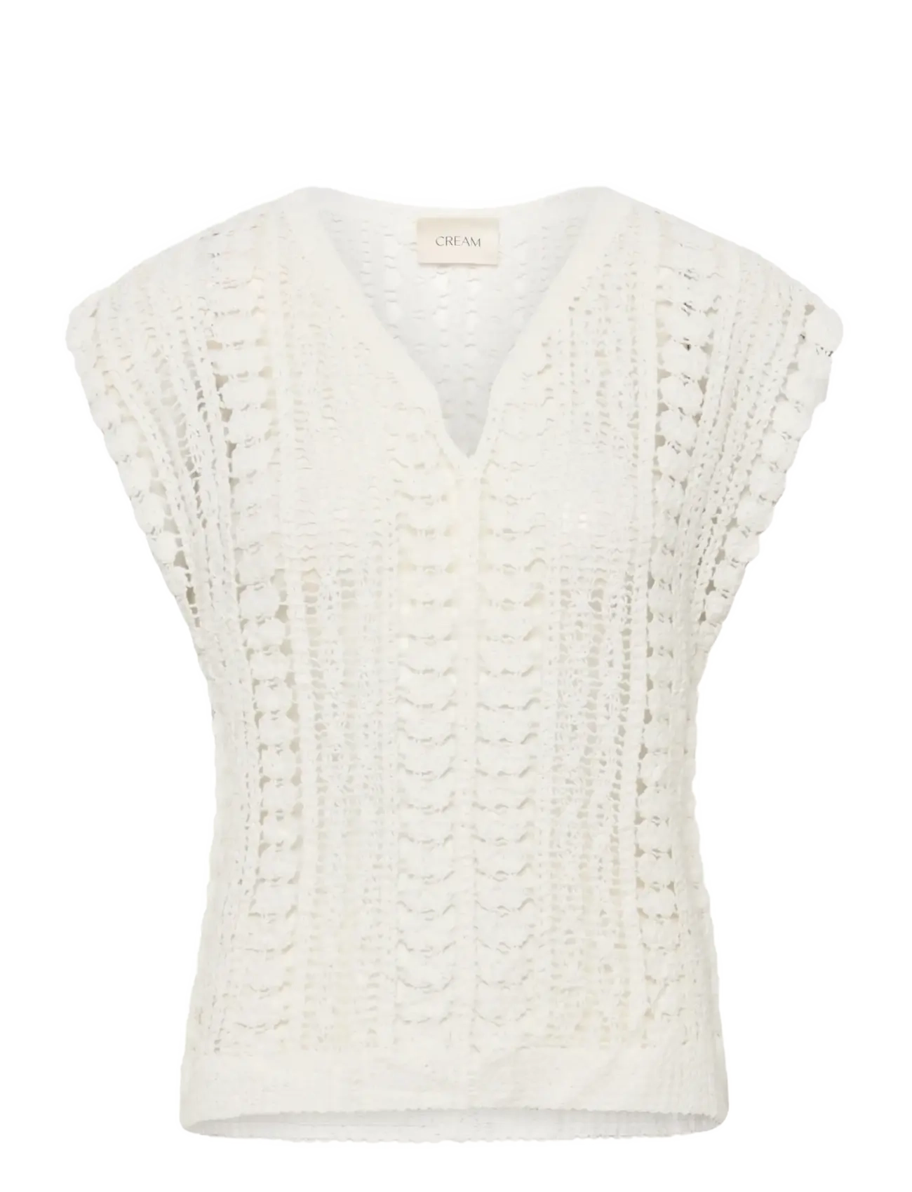 Cream CRTilda Slipover - Riided - SNOW WHITE / cream