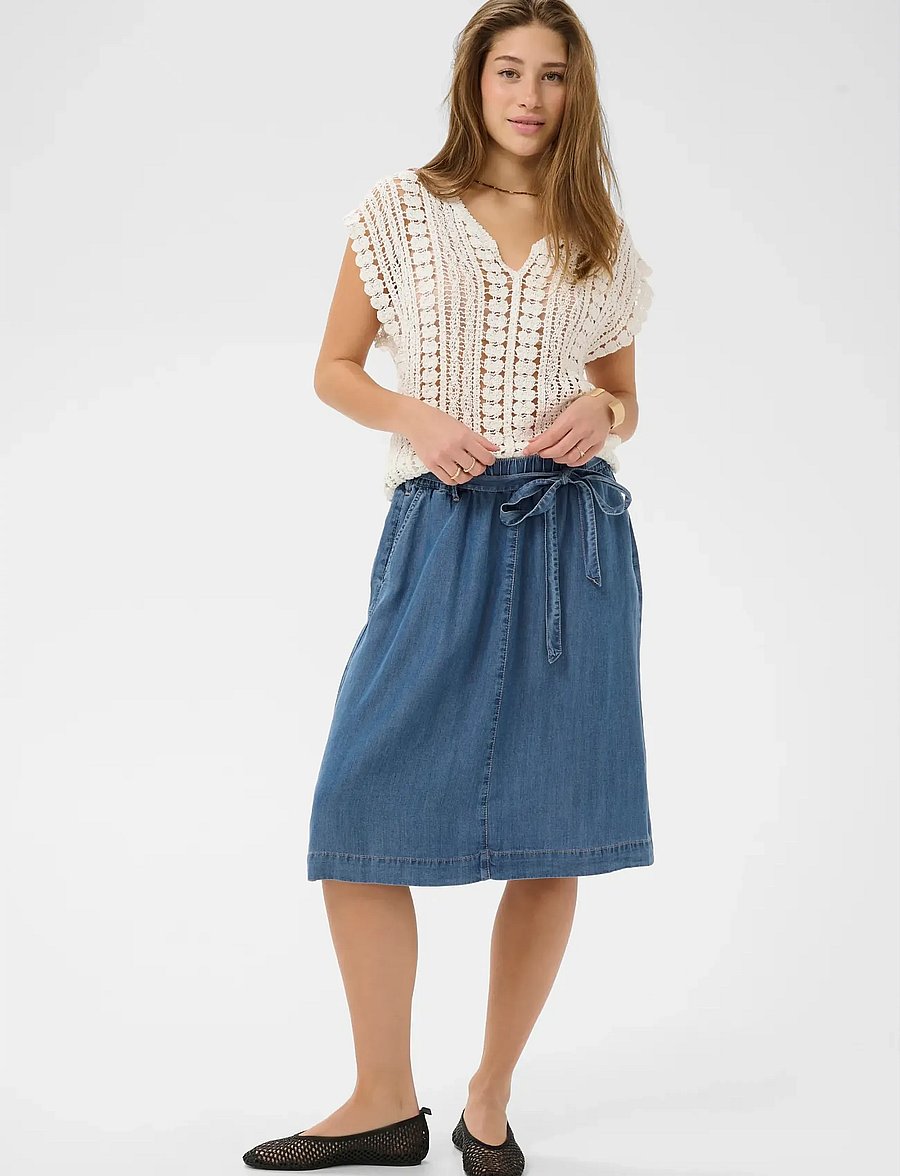Cream - CRMolly Skirt - jeansröcke - jaspar blue denim - 3
