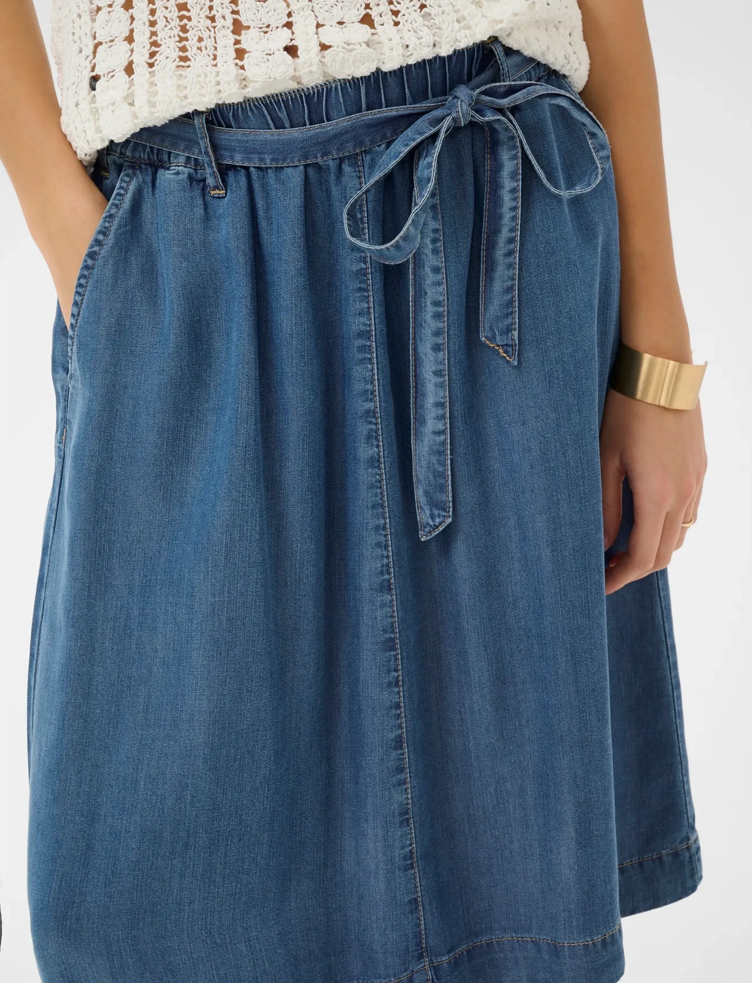 Cream - CRMolly Skirt - denim skirts - jaspar blue denim - 5