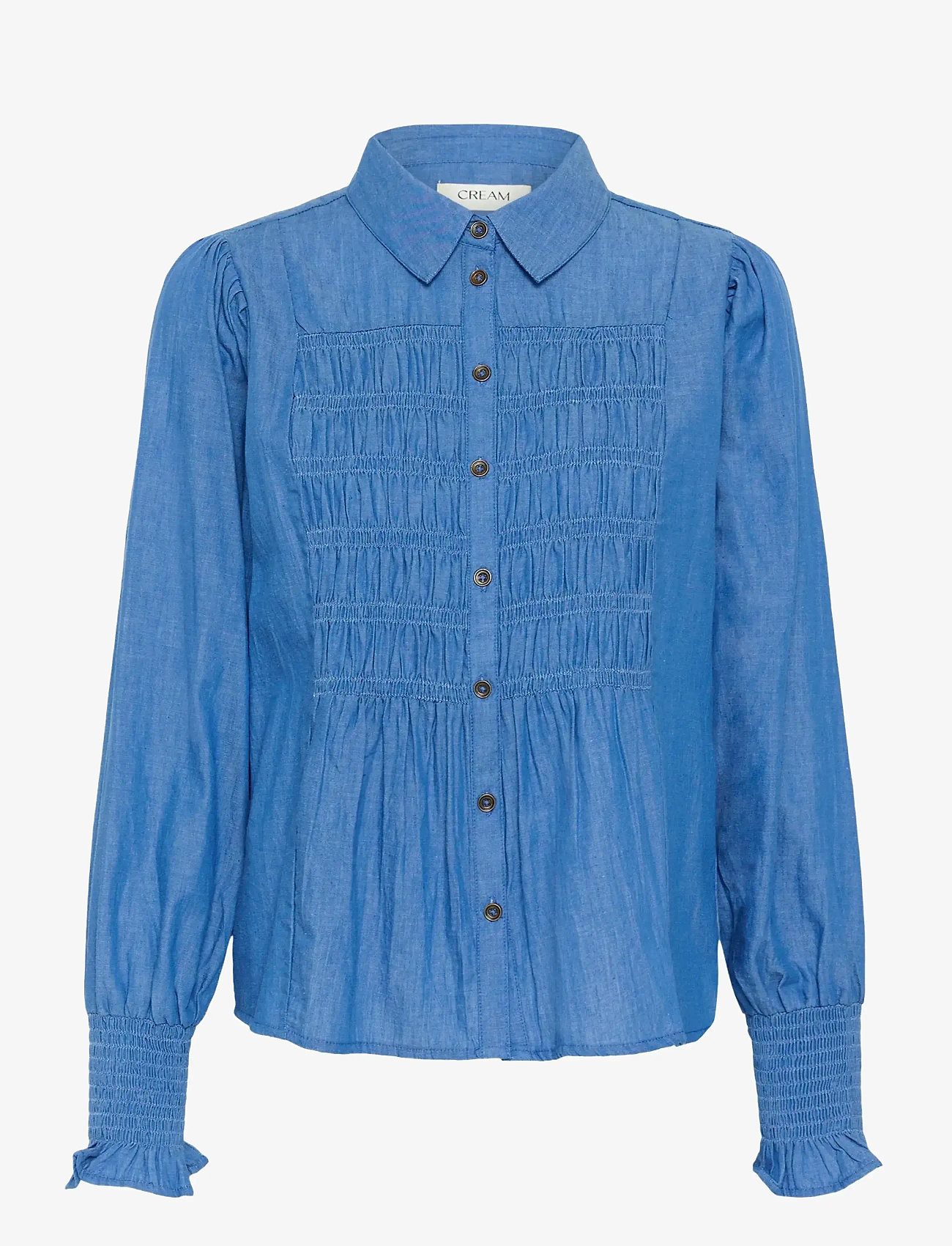 Cream - CRKami Shirt - long-sleeved shirts - providence blue denim - 1